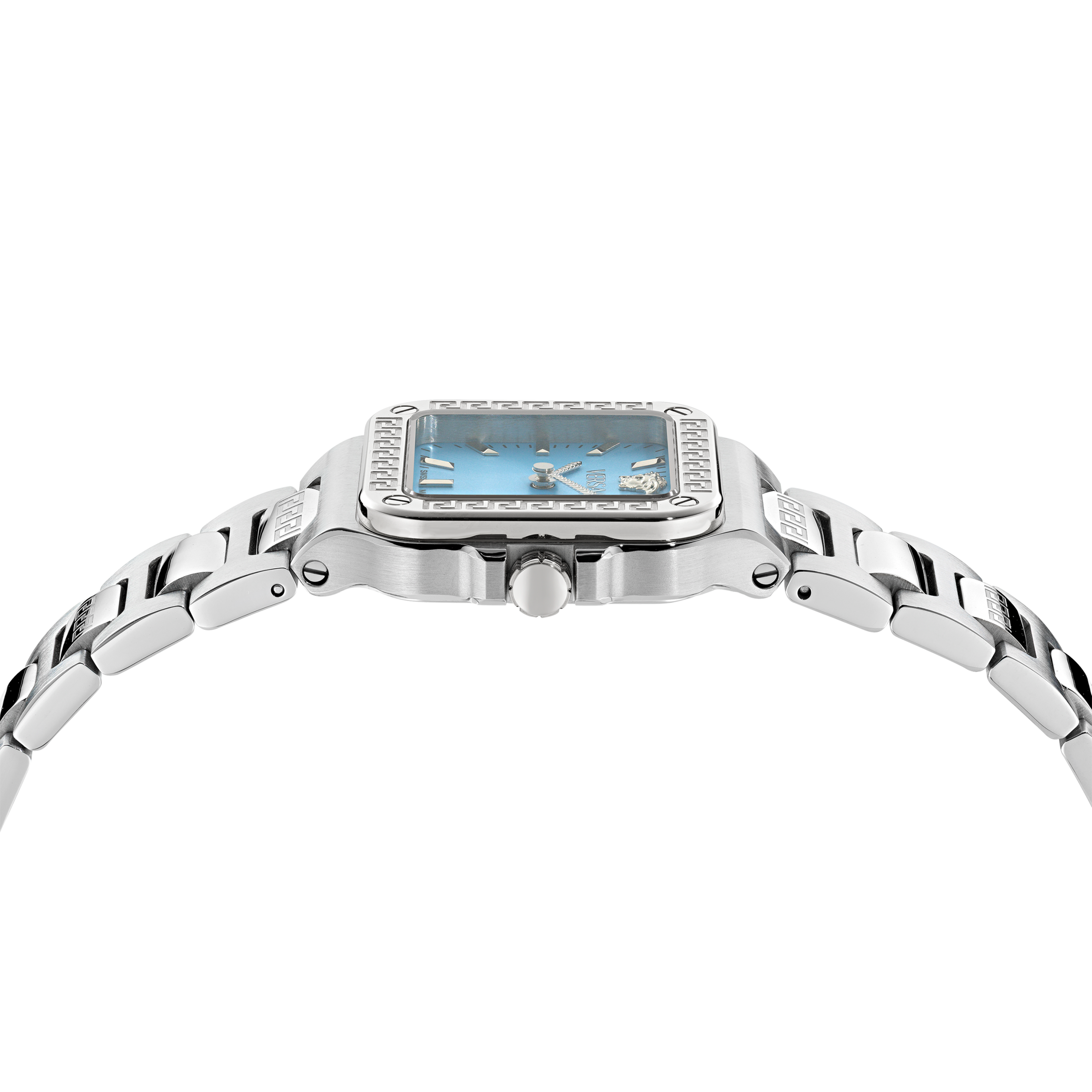 Versace Quarzuhr »GRECA EDGE« Armbanduhr, Damenuhr, Swiss Made, analog