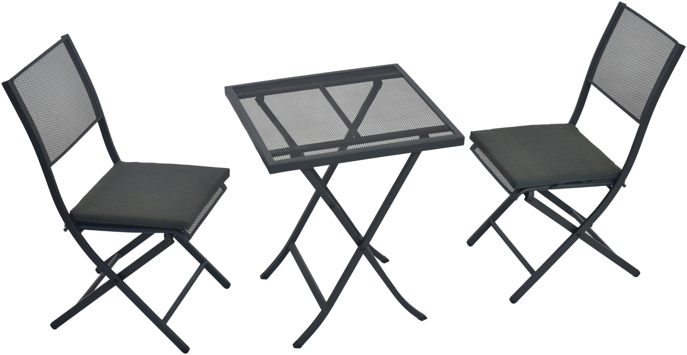 MERXX Garten-Essgruppe ""Samos"" Set, Inkl. Kissen, pulverbeschichtetes Sta günstig online kaufen