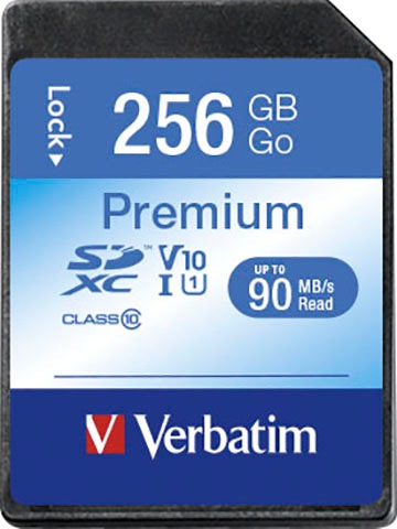 Speicherkarte »Premium U1 SDXC 256GB«, (Class 10 90 MB/s Lesegeschwindigkeit)