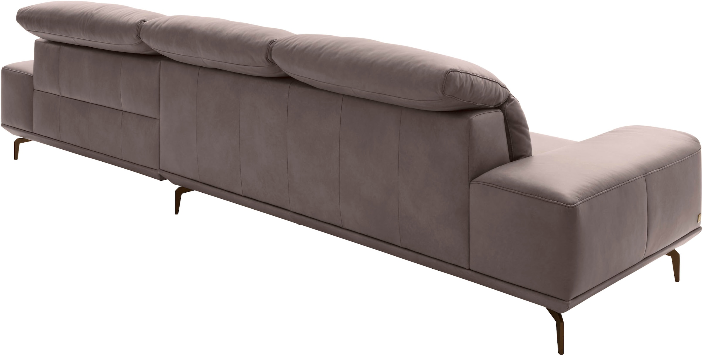 Musterring Wohnlandschaft »MR 2490«, Bronze-Fuß, Sitzhöhe 48cm, wahlweise mit Funktionen, Maße 342 x 207 cm