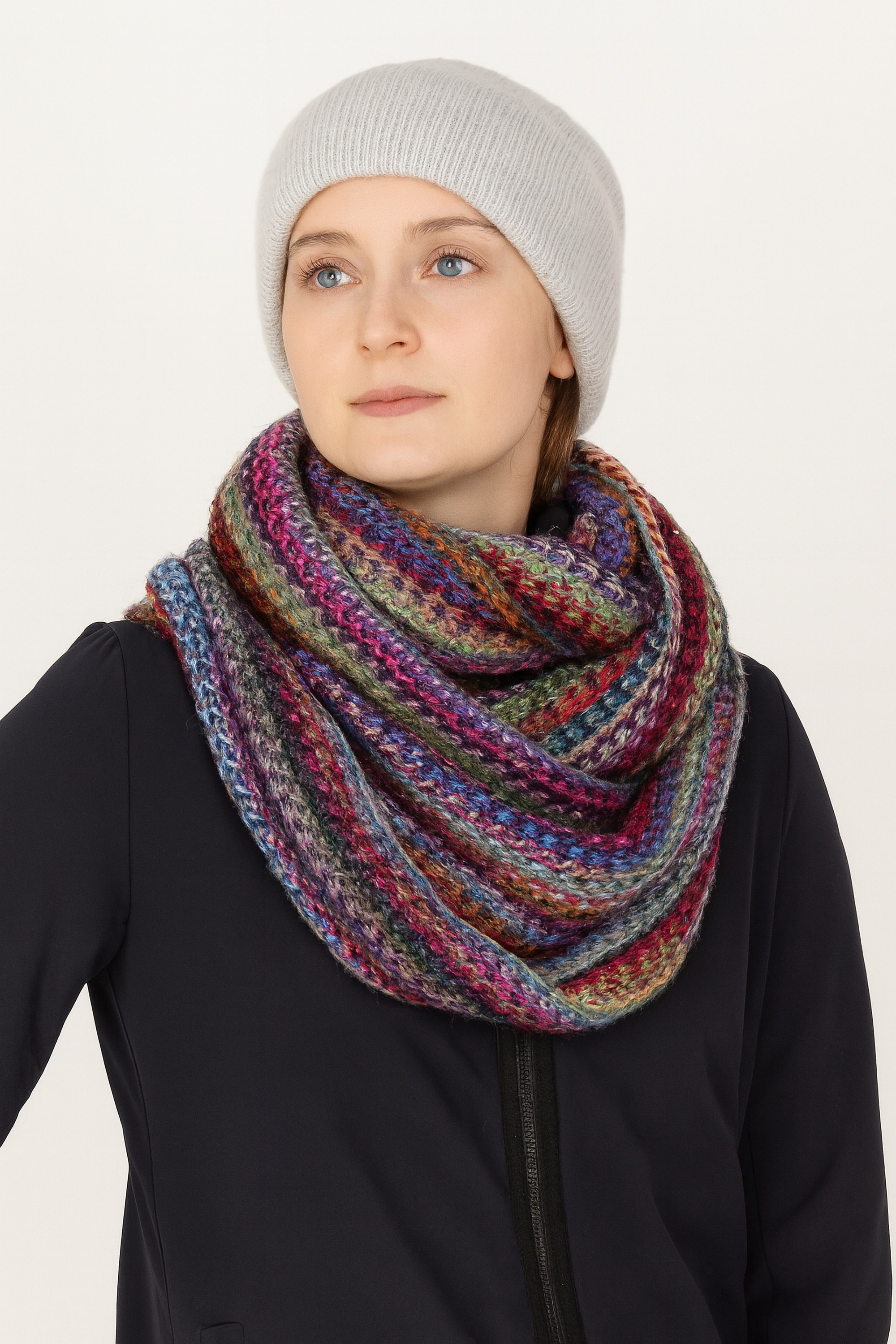 COLLEZIONE ALESSANDRO Strickschal "Strickloop", Made in Italy, in tollen Fa günstig online kaufen