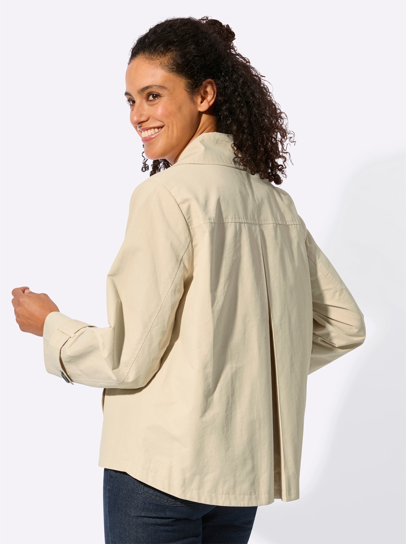 Inspirationen Langjacke ohne Kapuze