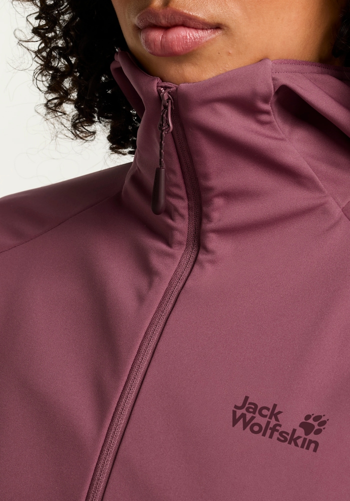 Jack Wolfskin Funktionsjacke »HIKE WITH ME HOODY W«, mit Kapuze