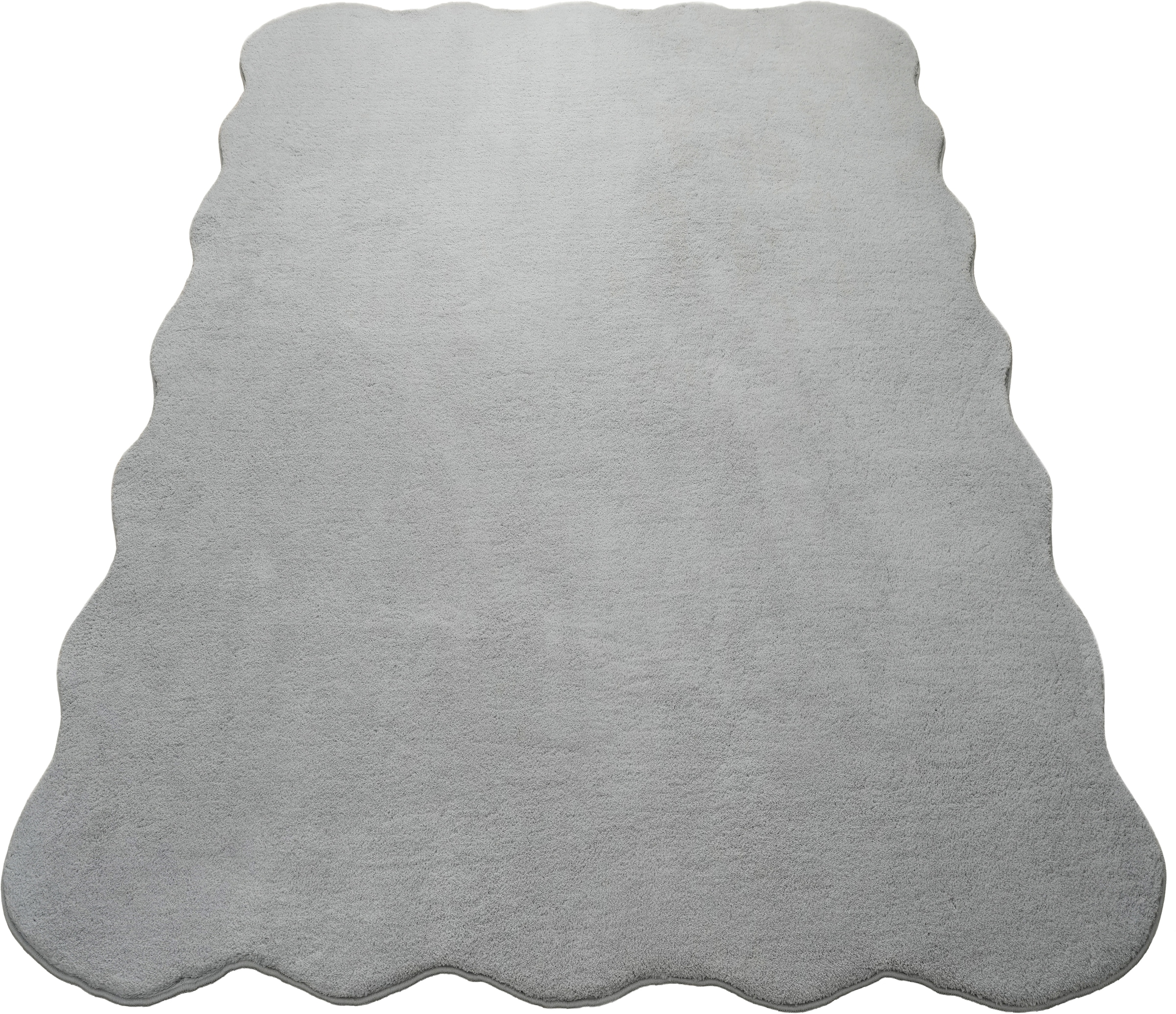 OTTO home Teppich »Cali, in Standard- und Premium-Qualität, 13 mm oder 16 mm Höhe« wellenförmig 16 mm Höhe Uni-Farben, kuschelig, & weich, waschbar, Wohnzimmer, Schlafzimmer
