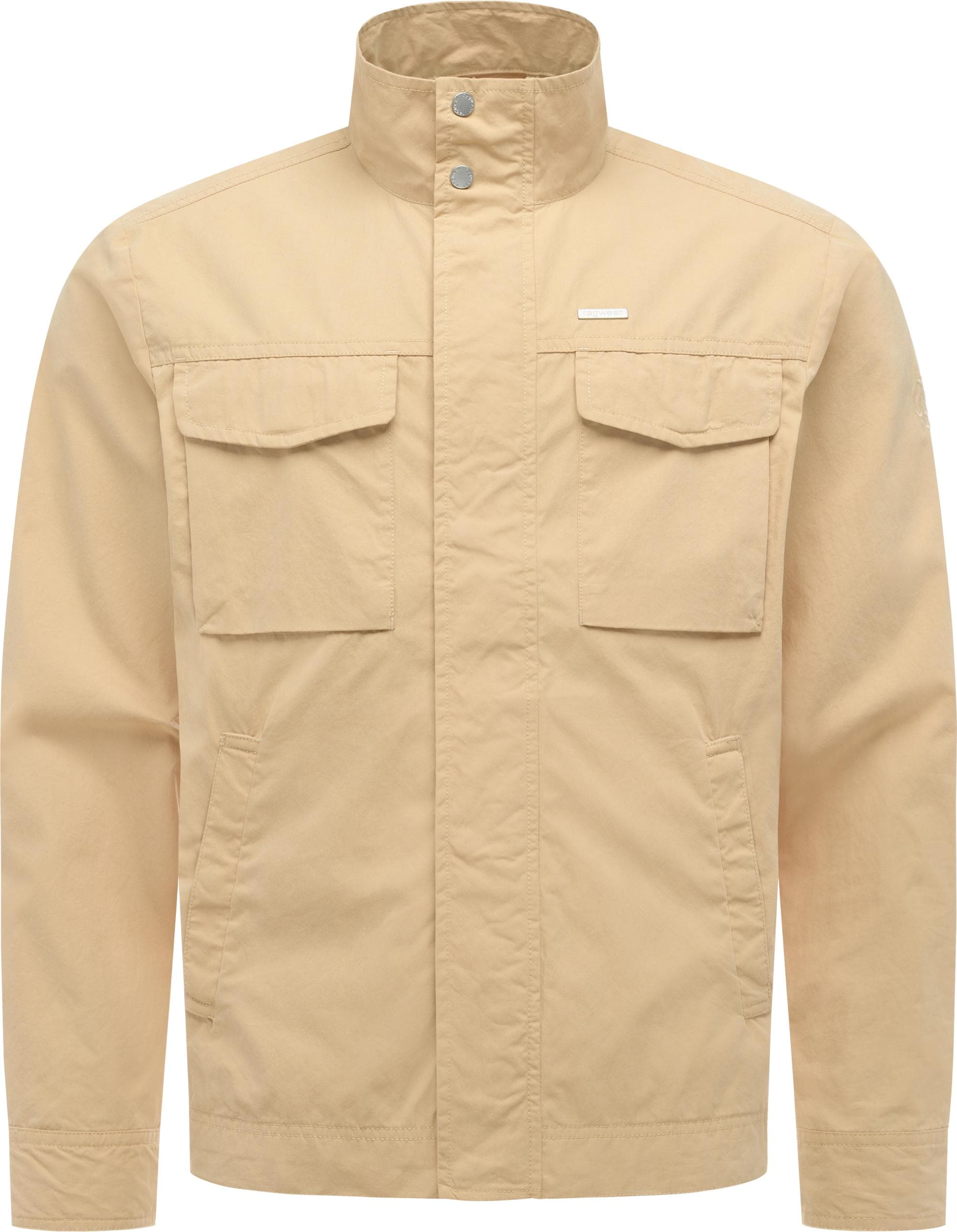 Ragwear Outdoorjacke "Murpho" ohne Kapuze Leichte Übergangsjacke mit Brusttaschen
