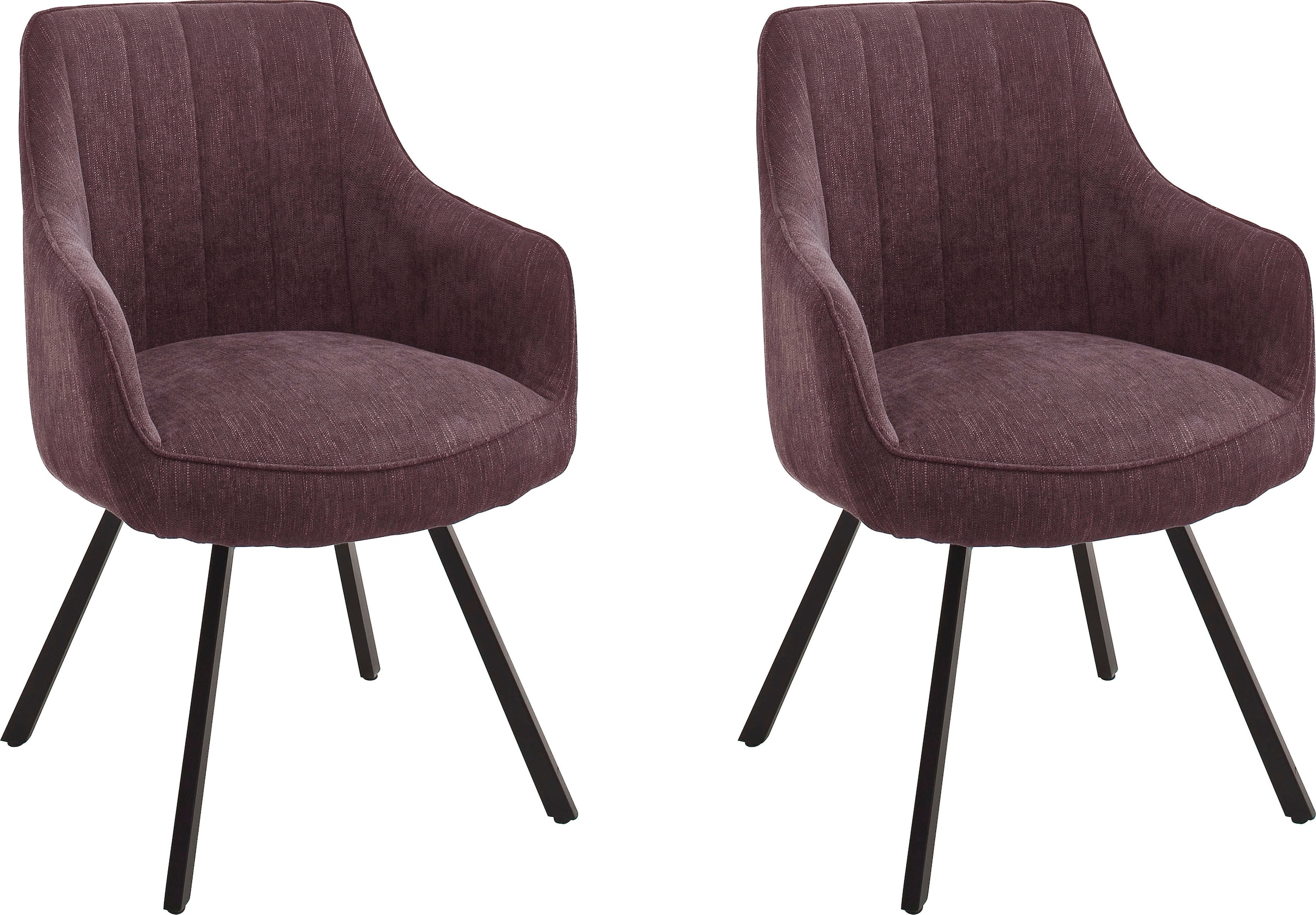 MCA furniture Esszimmerstuhl "Sassello" (Set) 2 Stk. Stuhl 180drehbar mit N günstig online kaufen