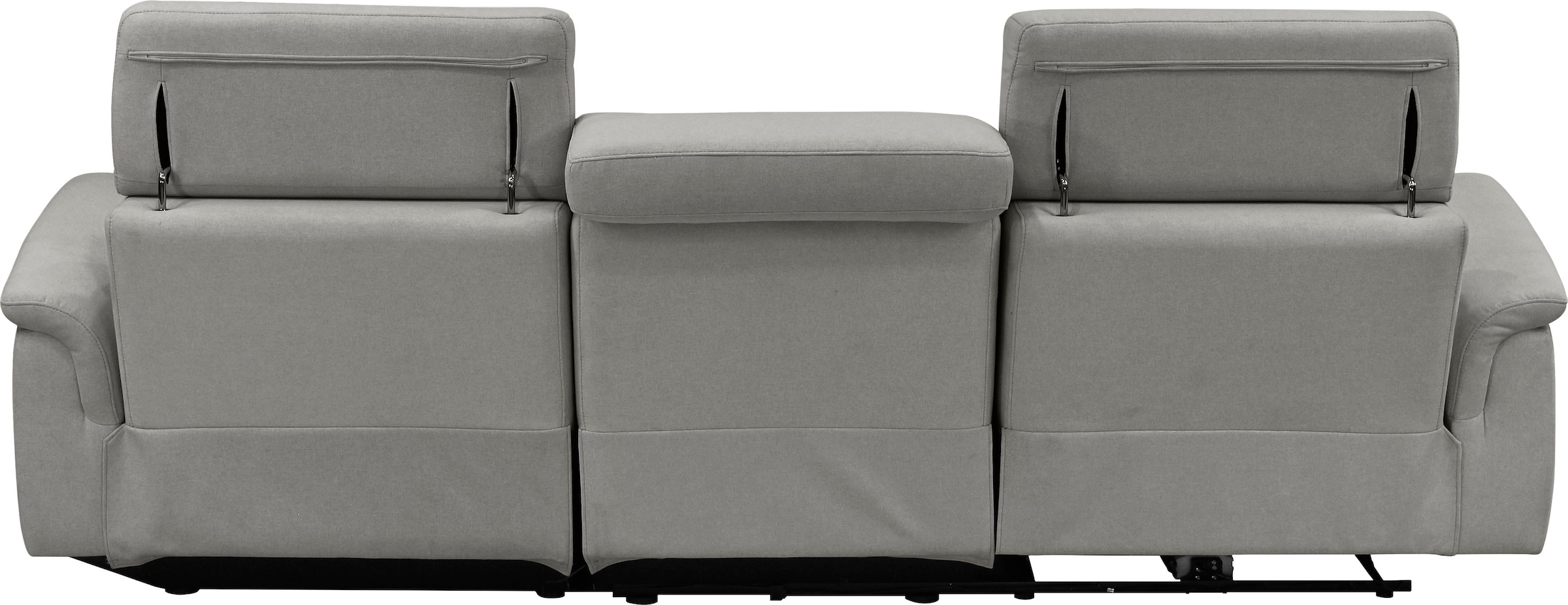 Places of Style Ecksofa »Pareli, L-Form, 259cm,m. Recamiere, Echtleder, Kunstleder, Webstoff«, man. o. elektr. Relaxfunktion, USB/Kopfteilverstellg u. LED