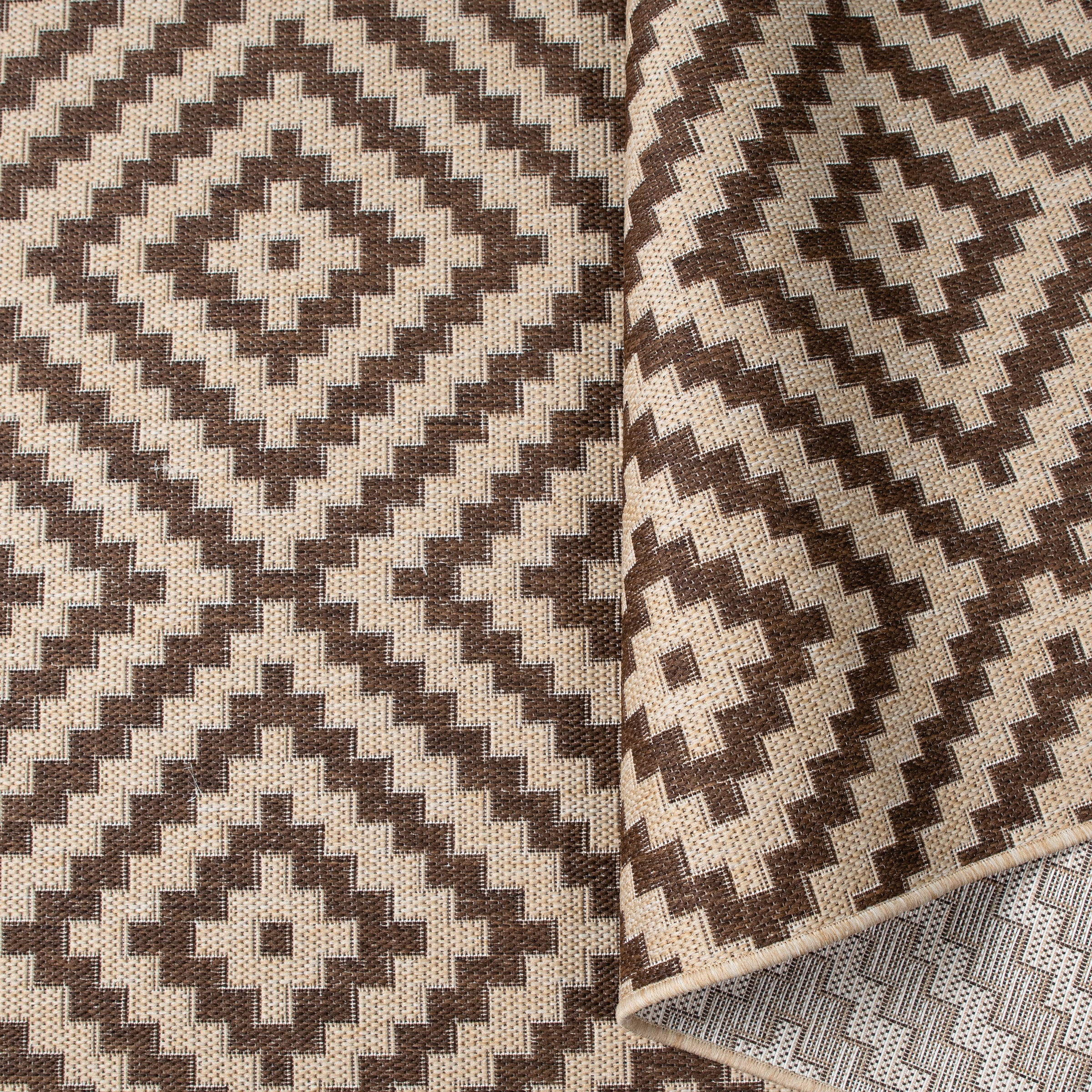 my home Teppich »Cordoba auch als Läufer erhältlich«, rechteckig, 3 mm Höhe, In- und Outdoor geeignet, Sisal-Optik, Wetterfest & UV-beständig, Boho