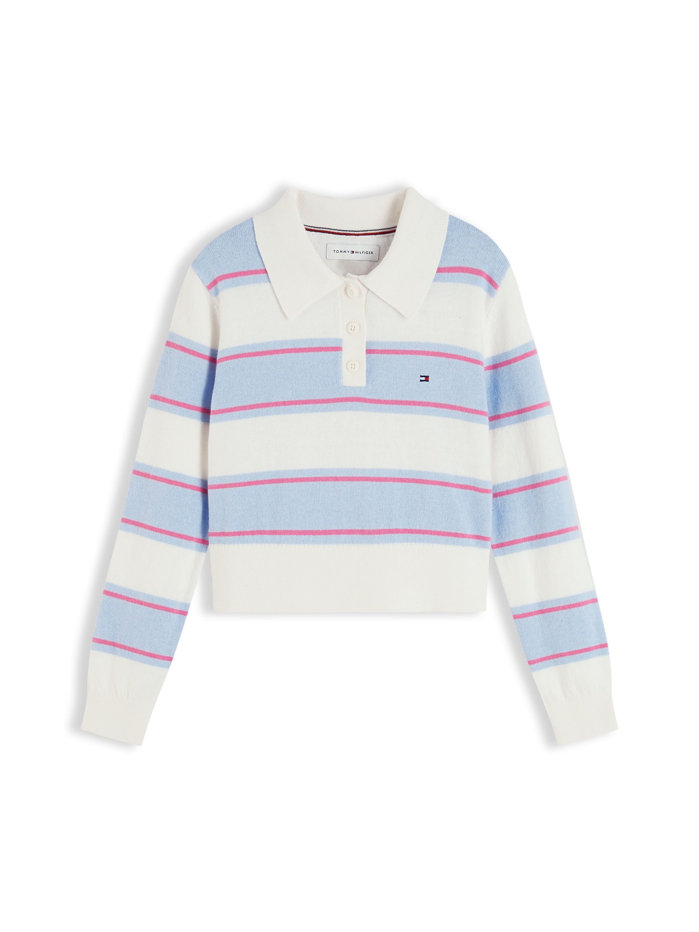 Tommy Hilfiger Strickpullover Polokragen, Regular Fit, Kinder bis 16 Jahre