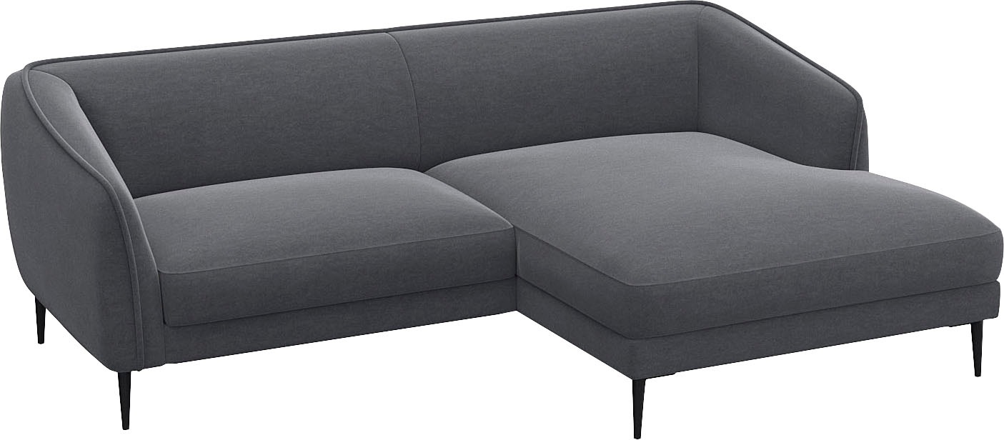 FLEXLUX Ecksofa "Belle Designsofa, bequem durch Kaltschaum im Sitz, OTTOs C günstig online kaufen