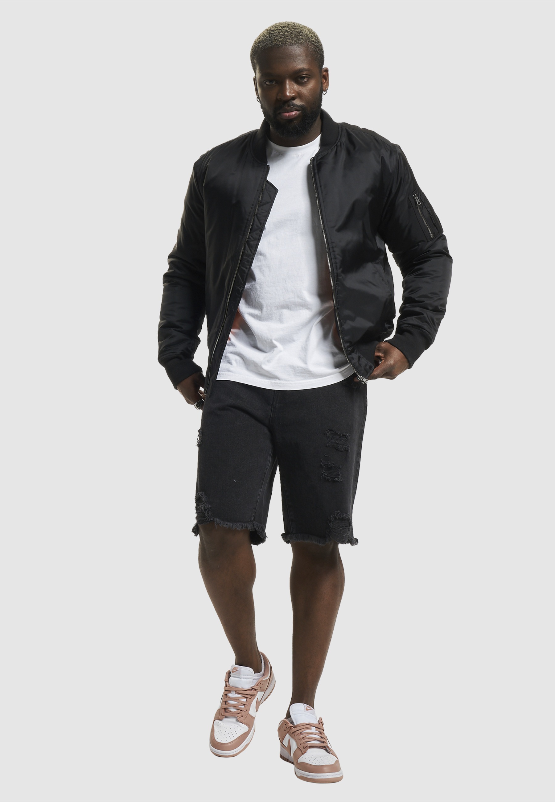 Karl Kani Jeansshorts »Karl Kani Herren KM232-027-2 KK OG Heavy Distressed Denim Shorts« 1 Stk.