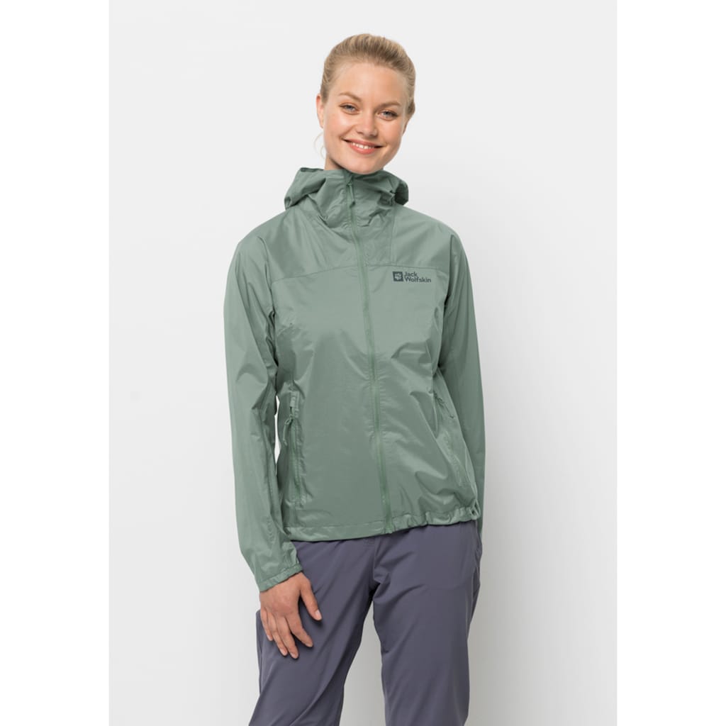 Jack Wolfskin Outdoorjacke »PRELIGHT 2.5L JKT W«, mit Kapuze