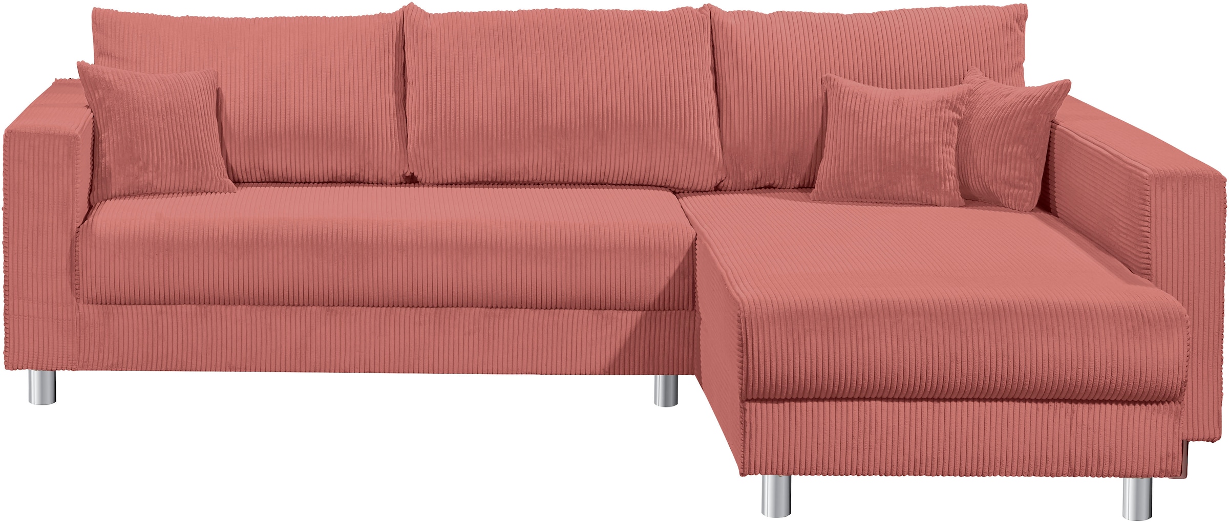 INOSIGN Ecksofa »153«, Inkl. Schlaffunktion und großen Strauraum