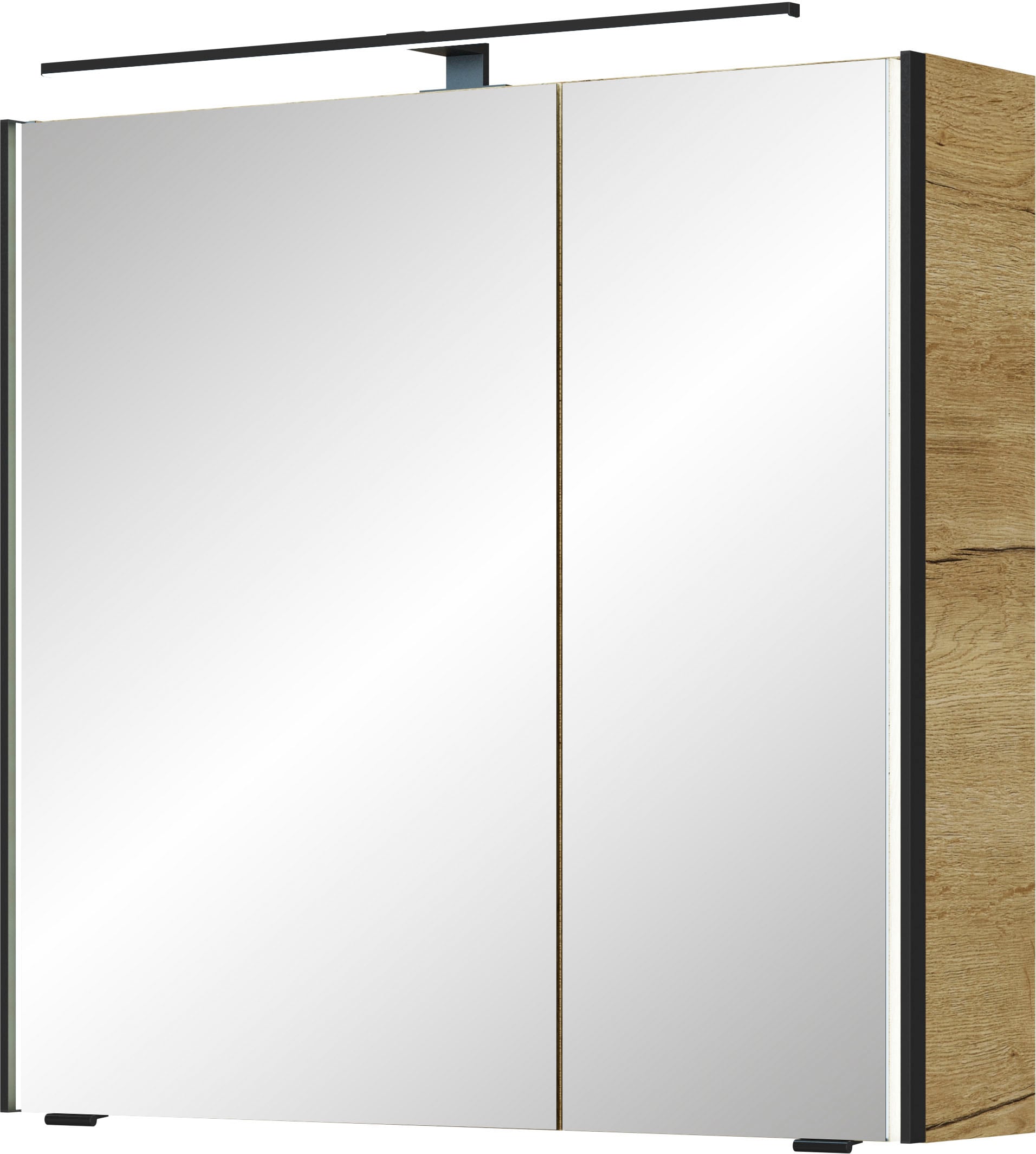 Saphir Spiegelschrank "Serie 7045 Badezimmer-Spiegelschrank inkl. LED-Beleuchtung, 2 Türen", Badschrank 73,2 cm breit, i