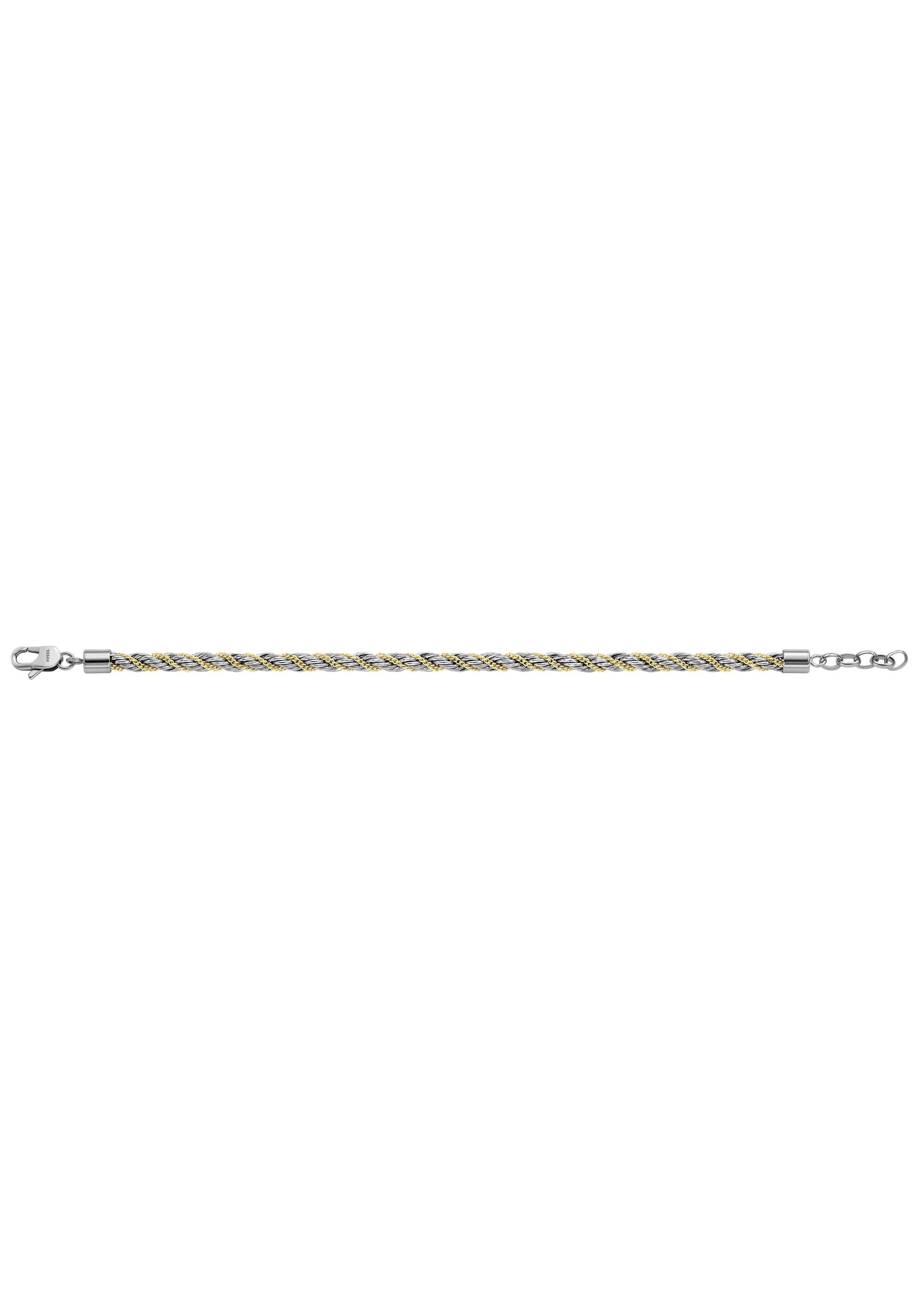 Fossil Edelstahlarmband »JEWELRY BOLD CHAINS TWO-TONE, JF04607998 