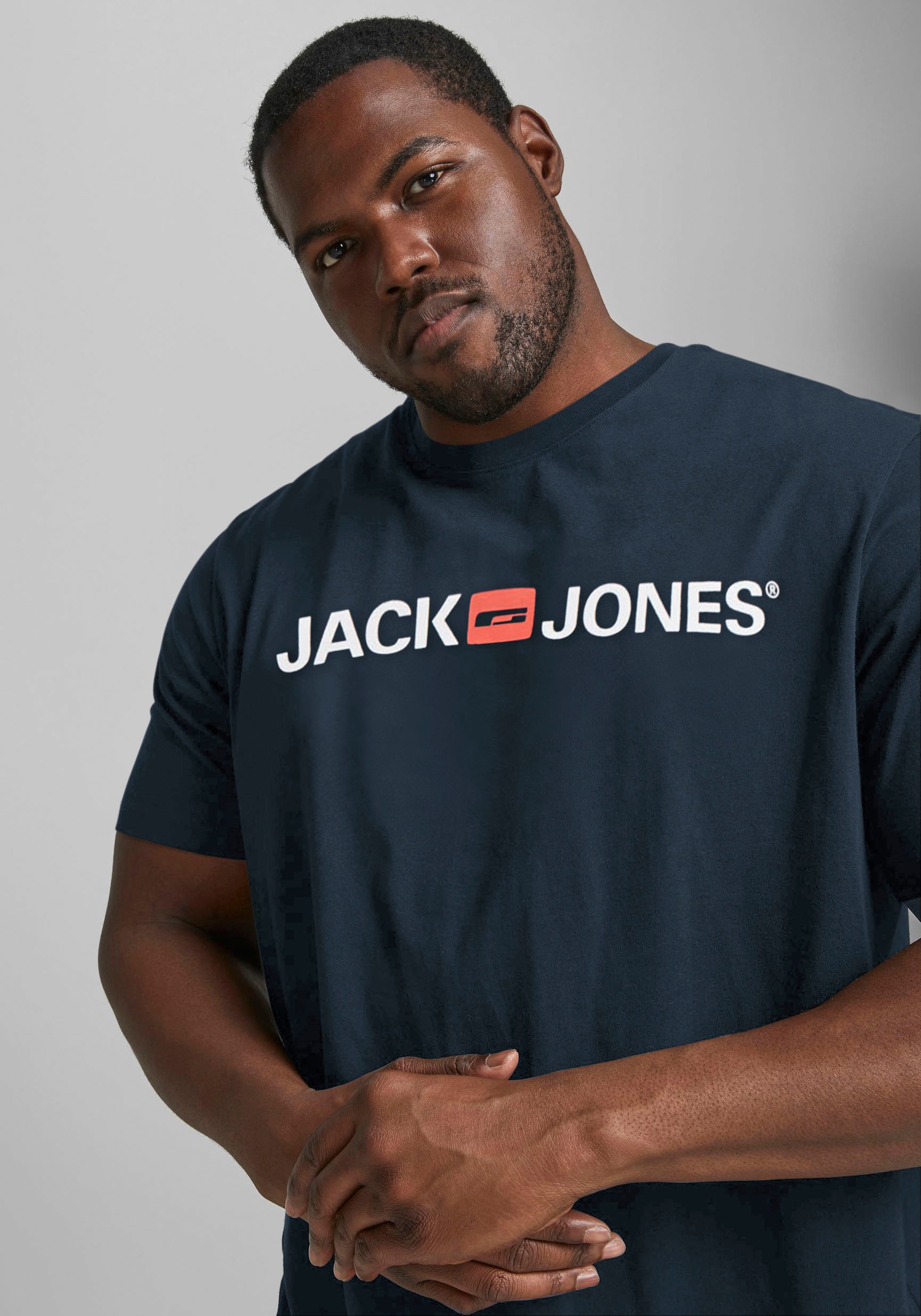 Jack & Jones PlusSize T-Shirt »CORP LOGO TEE«, bis Größe 6XL