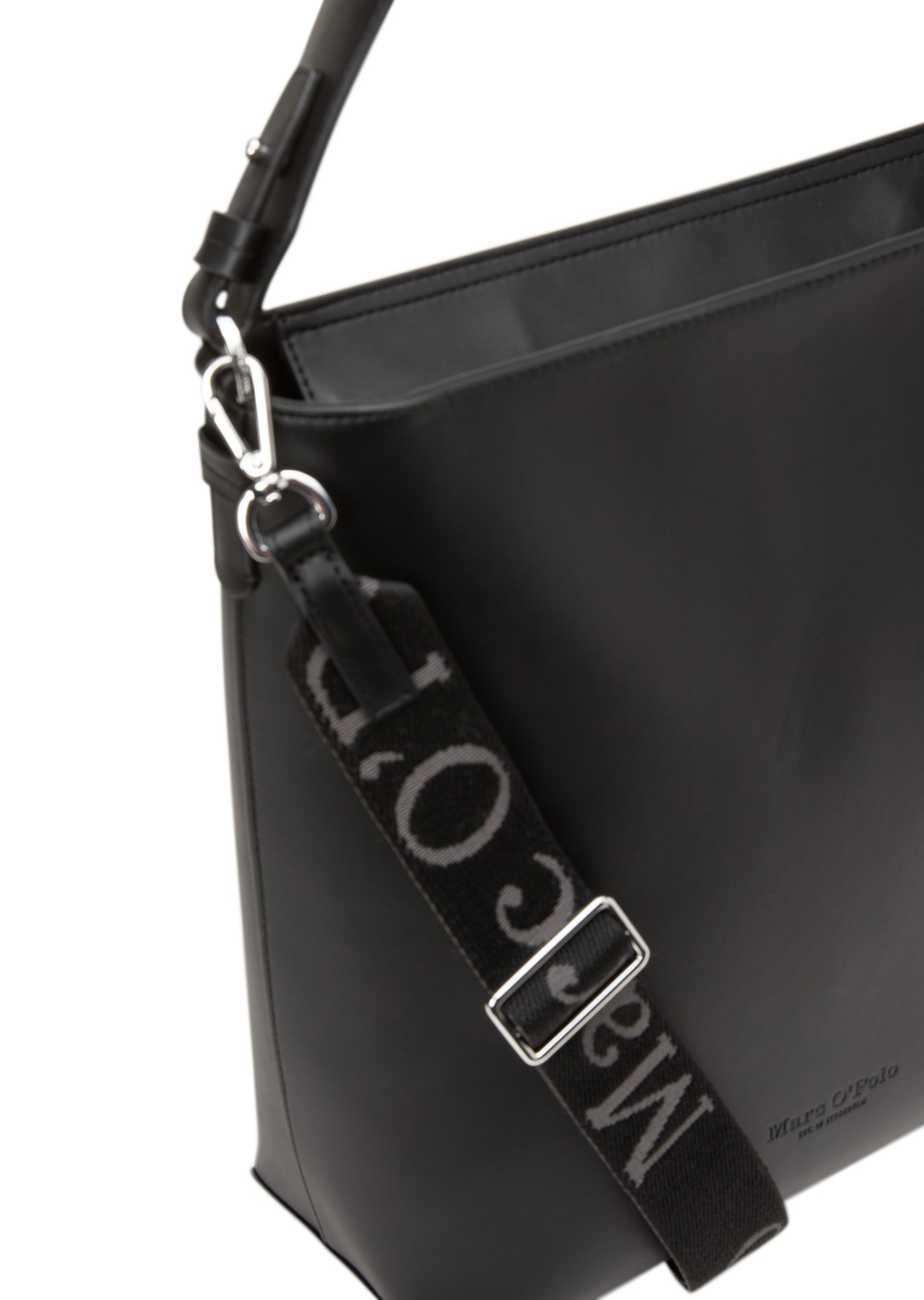 Marc O'Polo Accessories Hobo »VANJA«, Schultertasche, Damen-Handtasche mit langem Logo-Gurtband