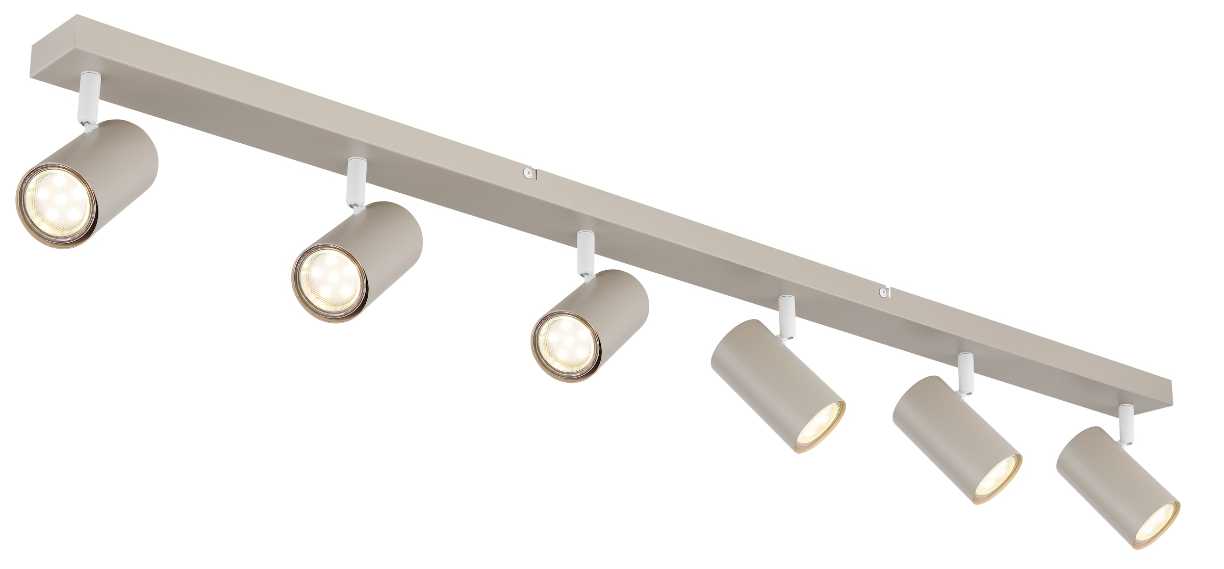 GLOBO LIGHTING Deckenspot »ROBBY« GU10 1 Stk. Strahler Sandfarben, dreh-/schwenkbar, GU10 35W