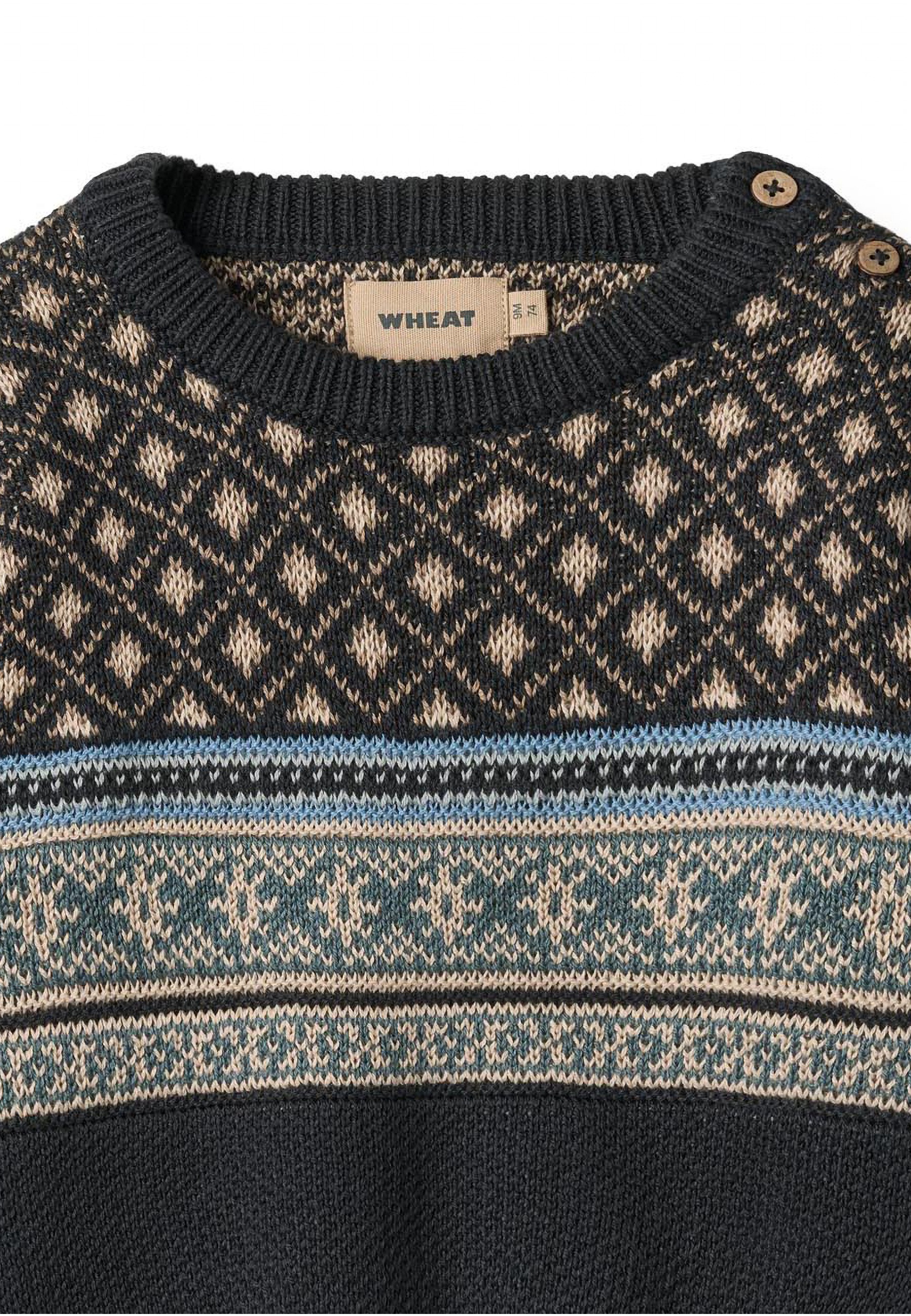 WHEAT Rundhalspullover »WHEAT Jaquard Pullover Julius« 1