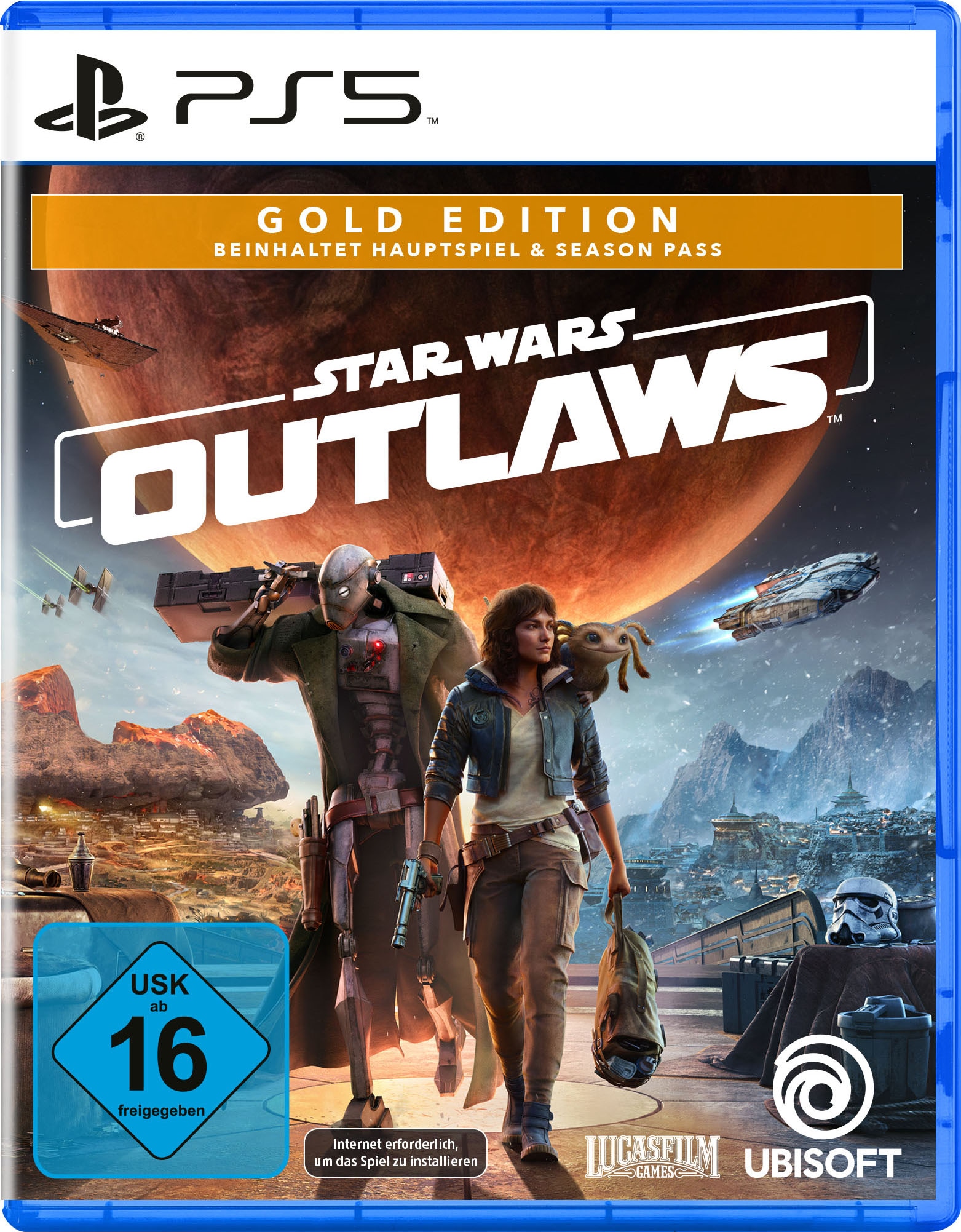 UBISOFT Spielesoftware »Star Wars Outlaws Gold Edition«, PlayStation 5