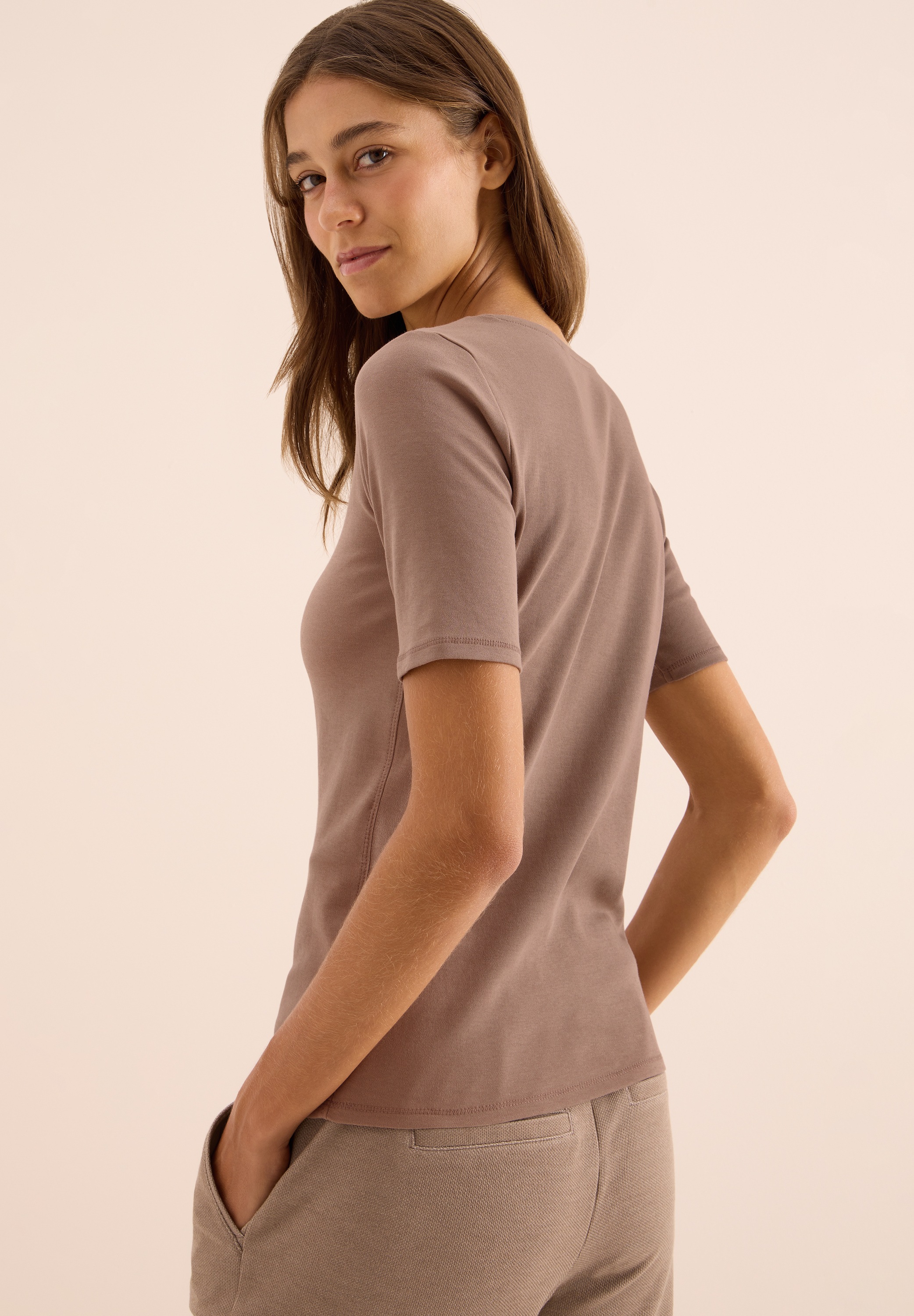 Cecil T-Shirt, in Unifarbe
