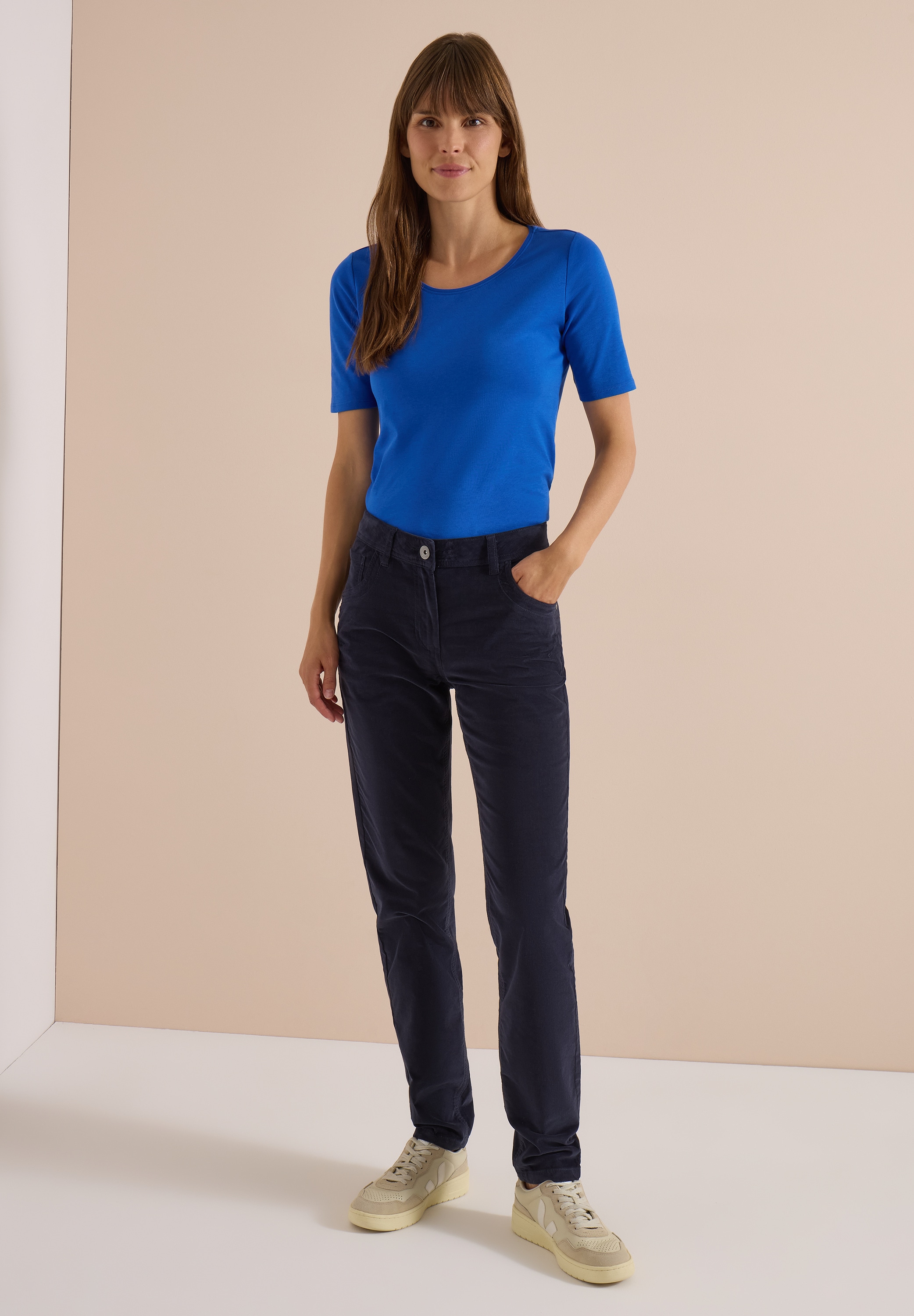 Cecil 5-Pocket-Hose  in Cord-Optik