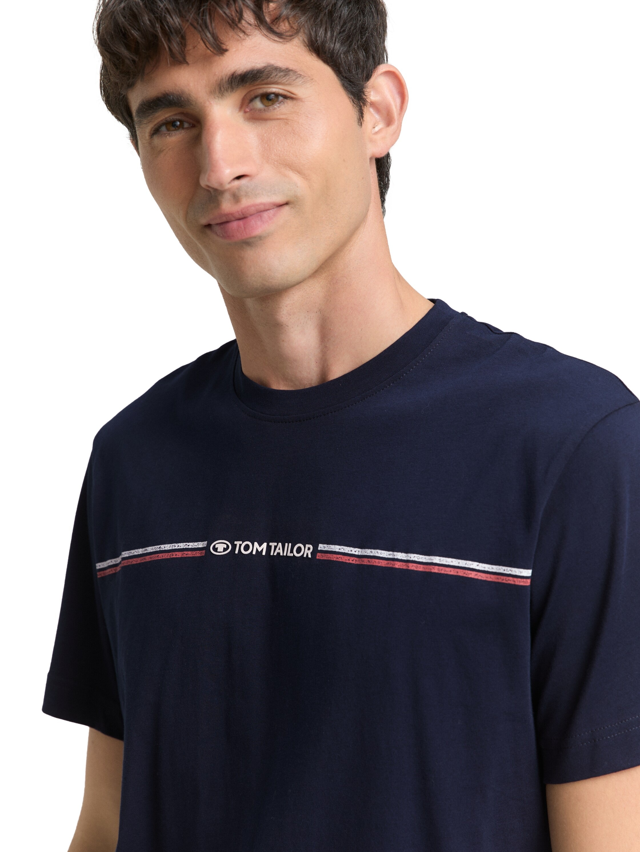 TOM TAILOR T-Shirt mit Logofrontprint günstig online kaufen