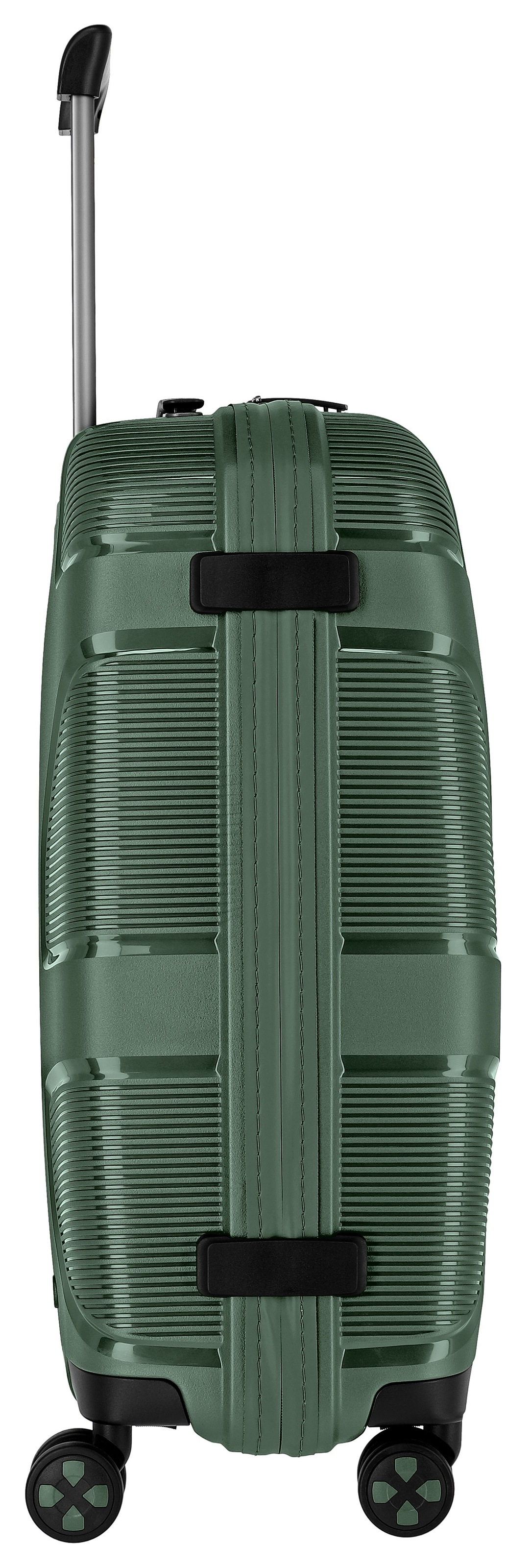 IMPACKT Hartschalen-Trolley »IP1, verschiedene Größen und Farben«, 4 Rollen, Hartschalen-Koffer vegan Koffer Reisegepäck USB-Port TSA Zahlenschloss