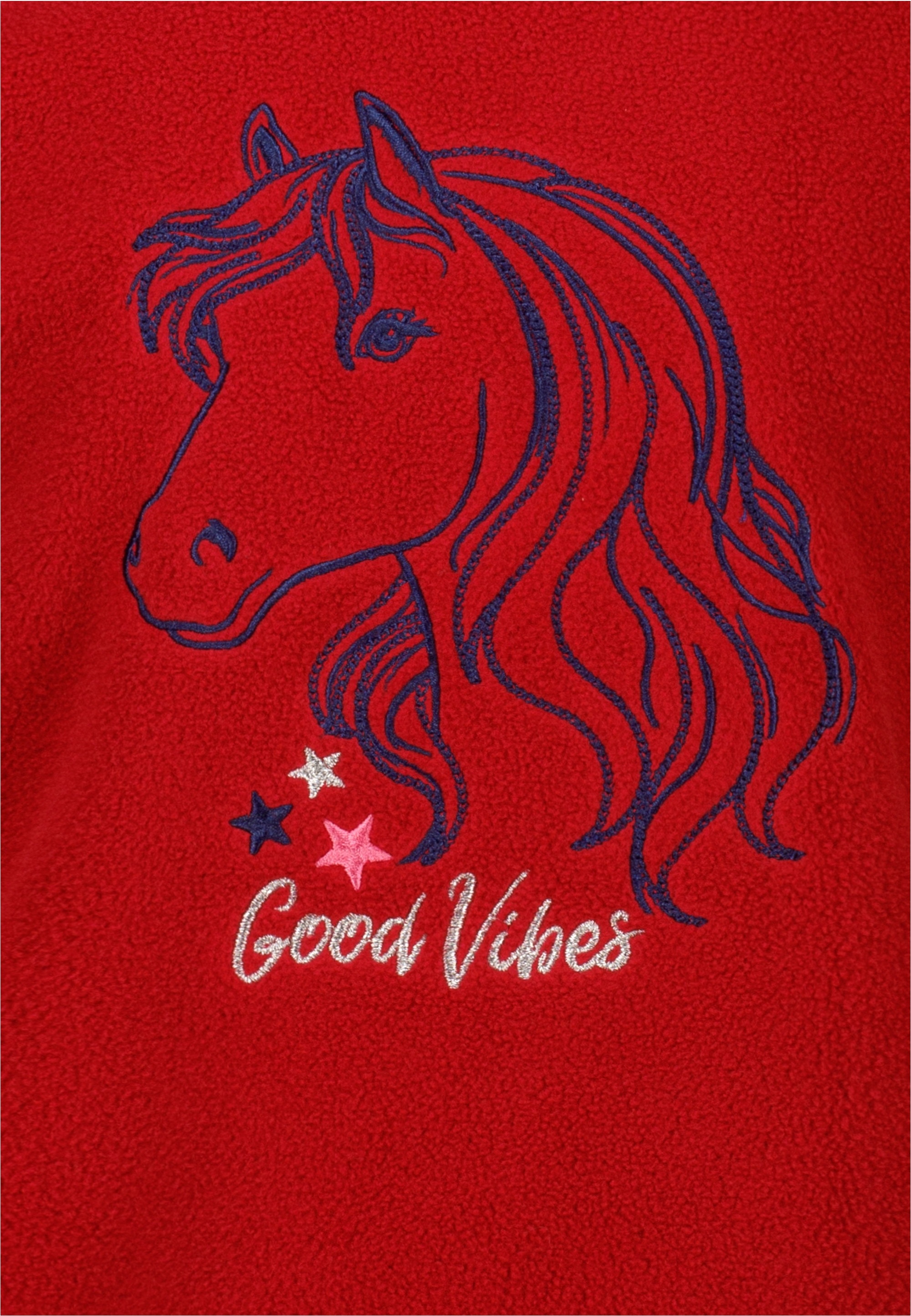 SALT AND PEPPER Fleecejacke »Horse«, mit Pferde-Stickerei