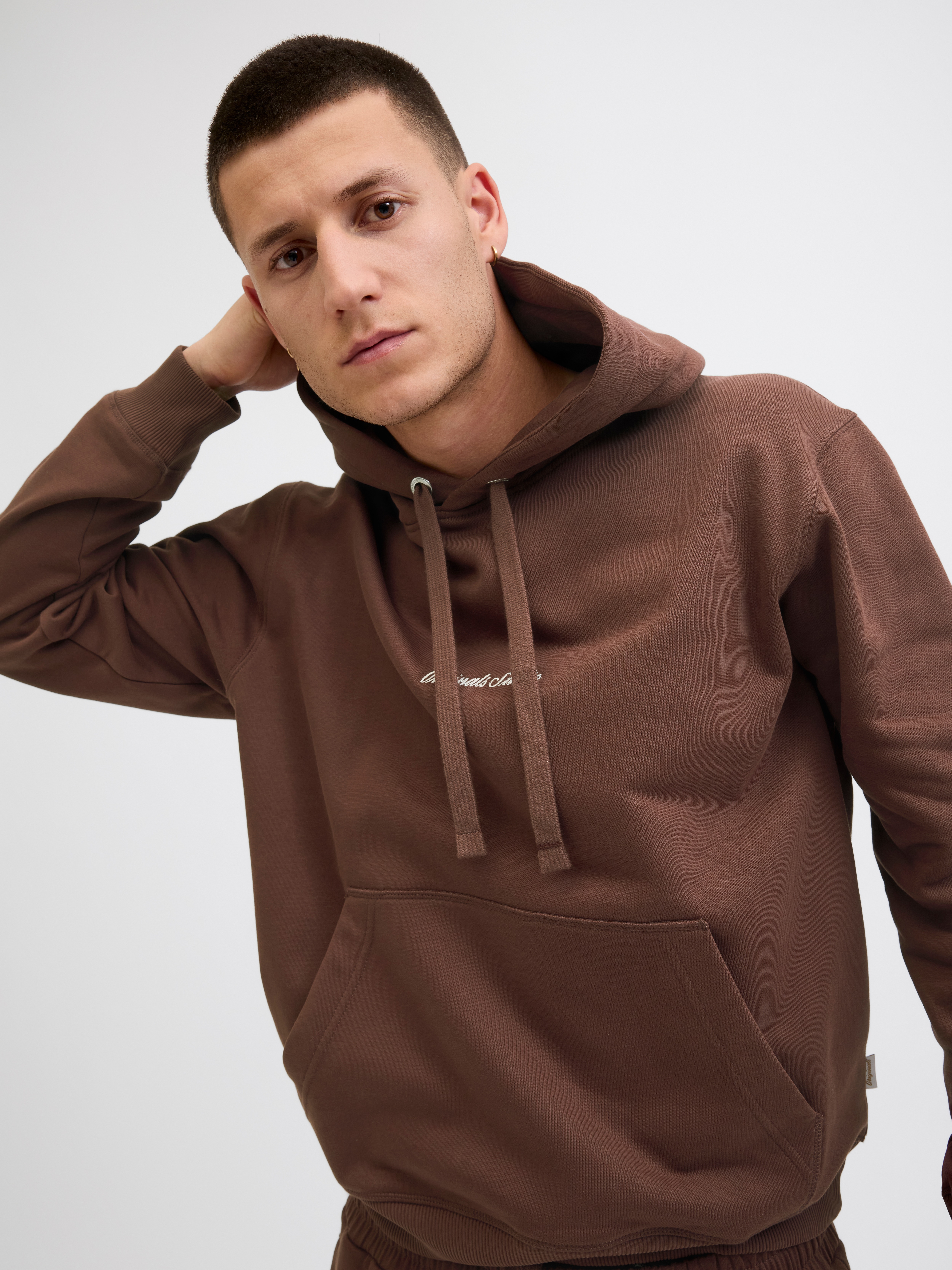 Thumbnail - Jack & Jones Kapuzensweatshirt "JORNORREBRO EMB SWEAT HOOD NOOS" mit Logo Print
