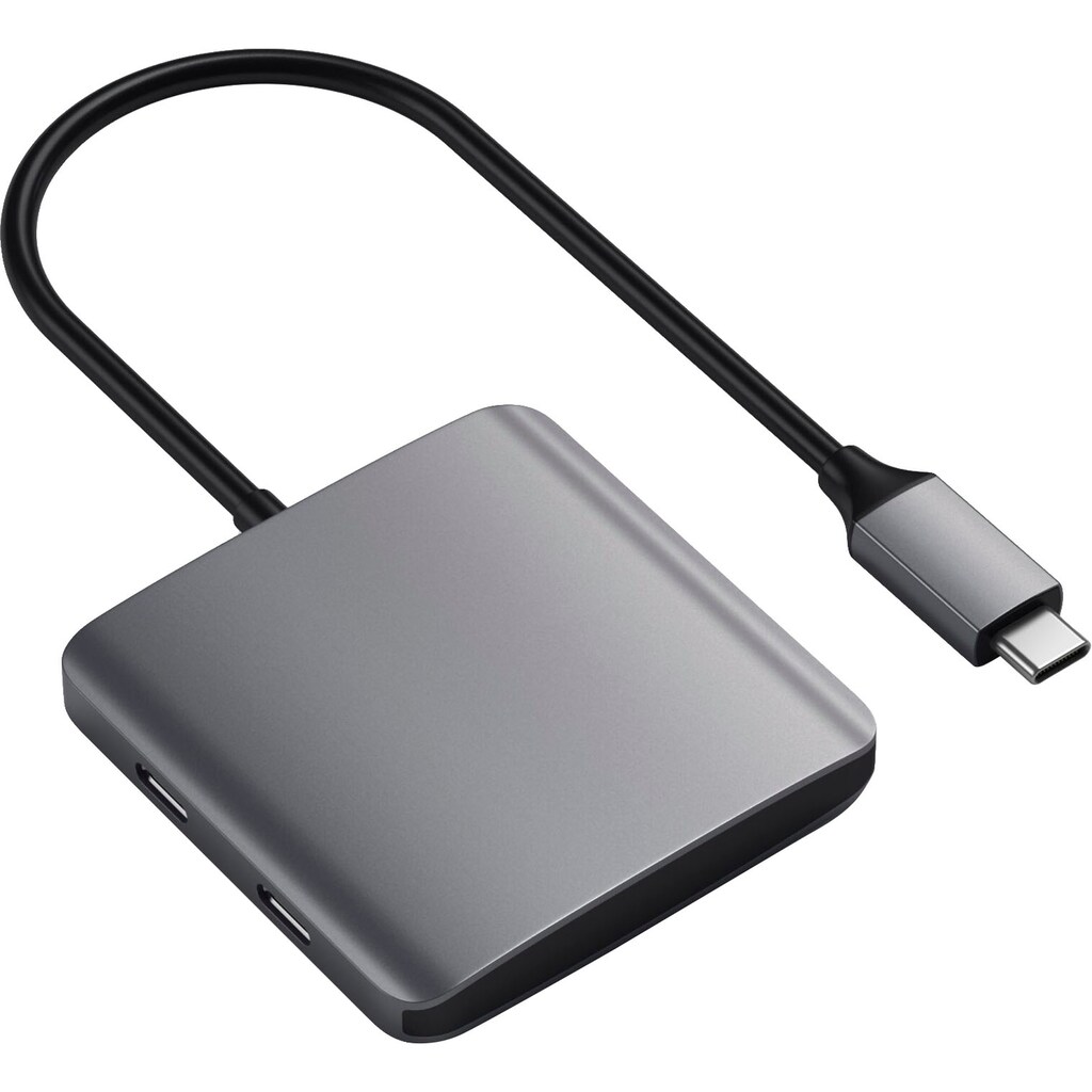 Satechi USB-Adapter »Aluminum 4 Port USB-C Hub«, USB-C zu USB Typ C