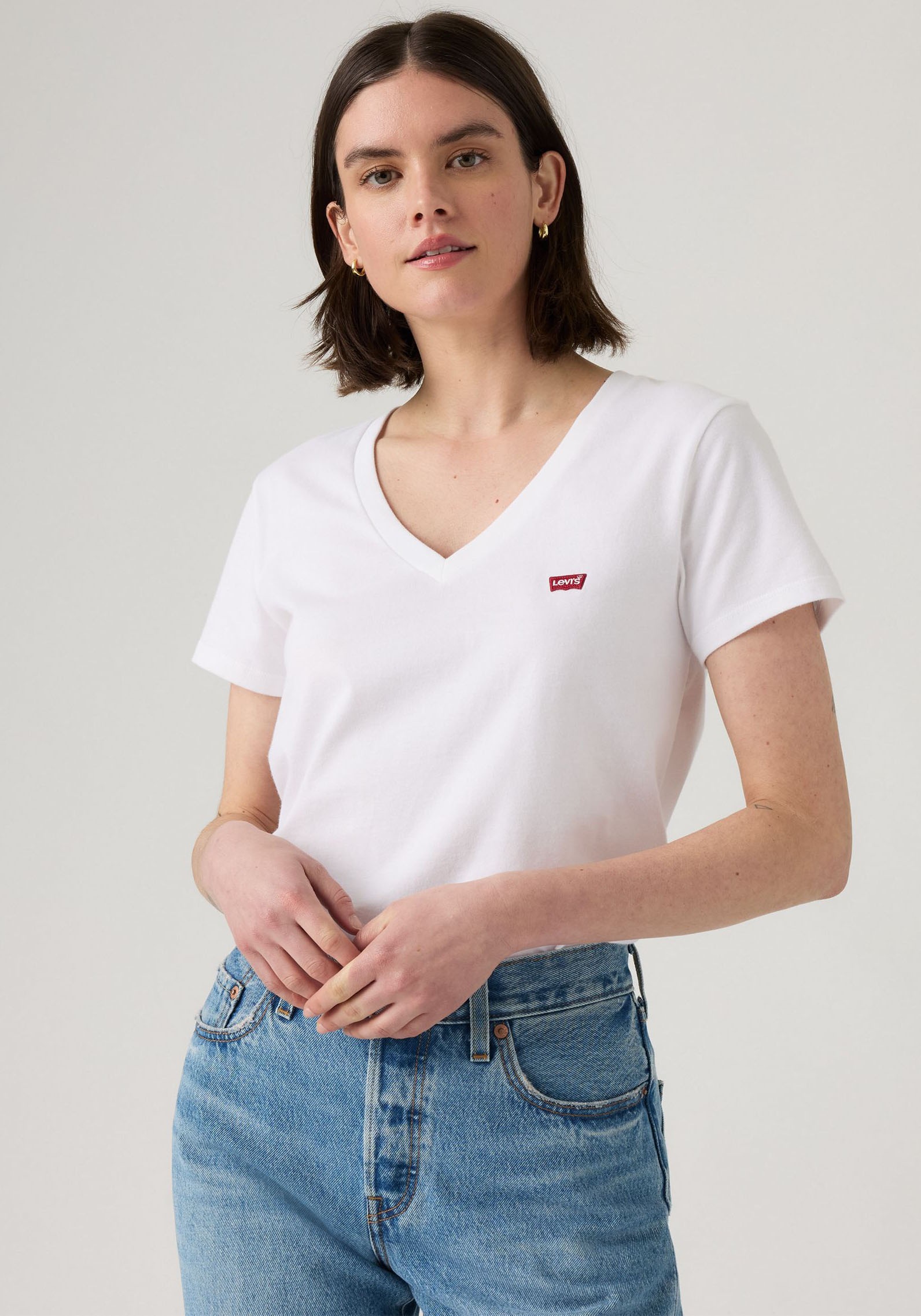 Thumbnail - Levis T-Shirt "VNECK TEE 2 PACK" Packung, 2 Stk.