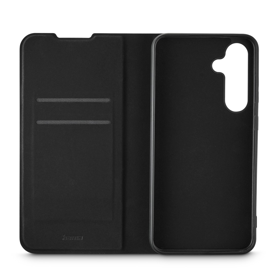 Hama Smartphonetasche »Handyhülle für Samsung Galaxy A56, klappbar, Magnetverschluss« Kartenfächer, erhöhte Kanten, Anti-Fingerprint, Standfunktion