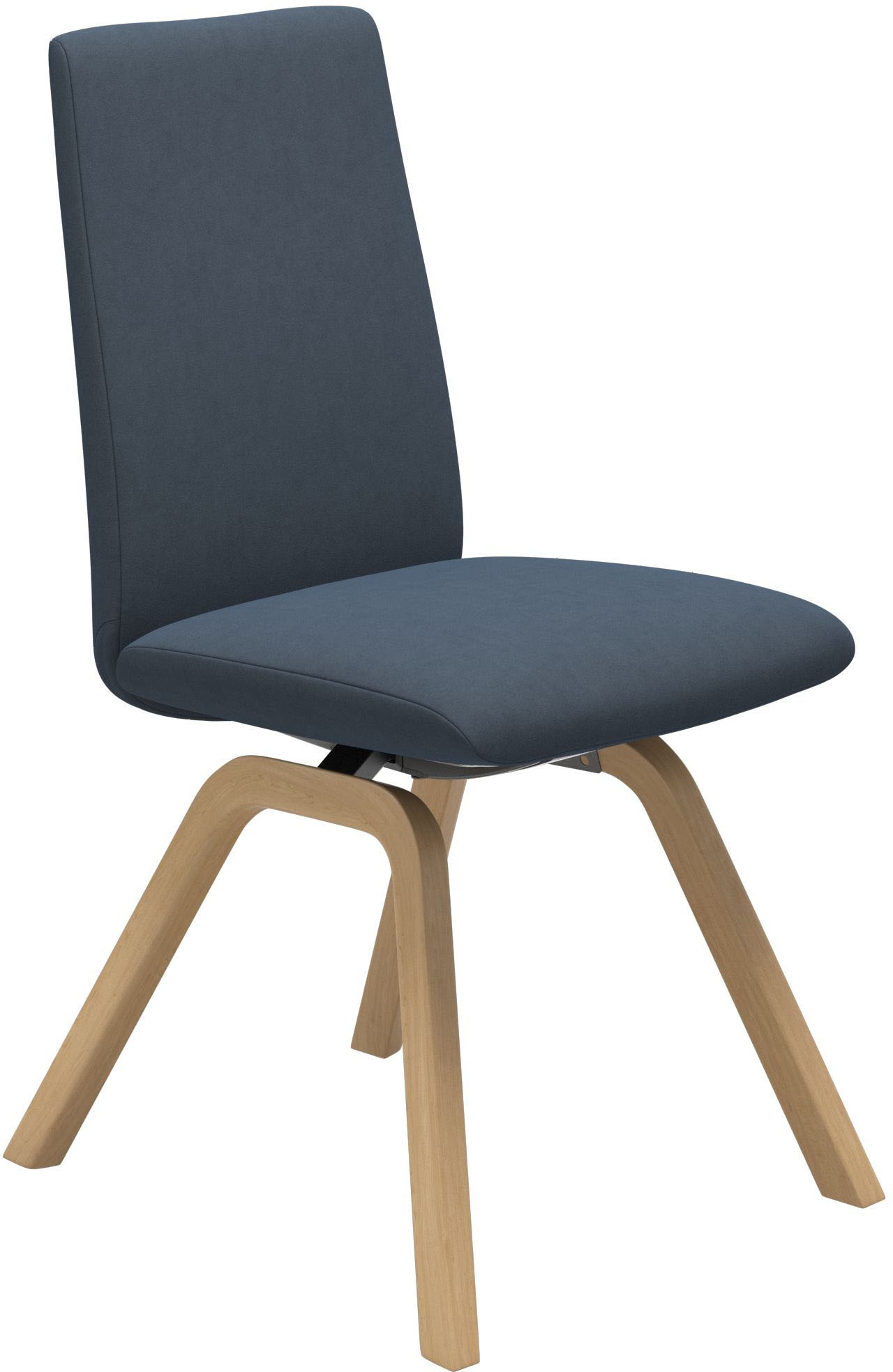 Stressless® Polsterstuhl »Laurel«, Microfaser DINAMICA, Low Back, Größe M, mit schräggestellten Beinen in Eiche natur