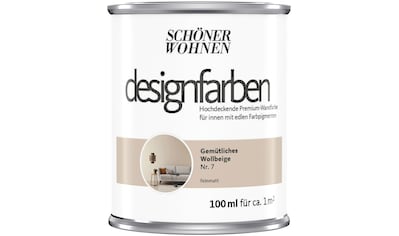 SCHÖNER WOHNEN FARBE Wand- und Deckenfarbe »designfarben«