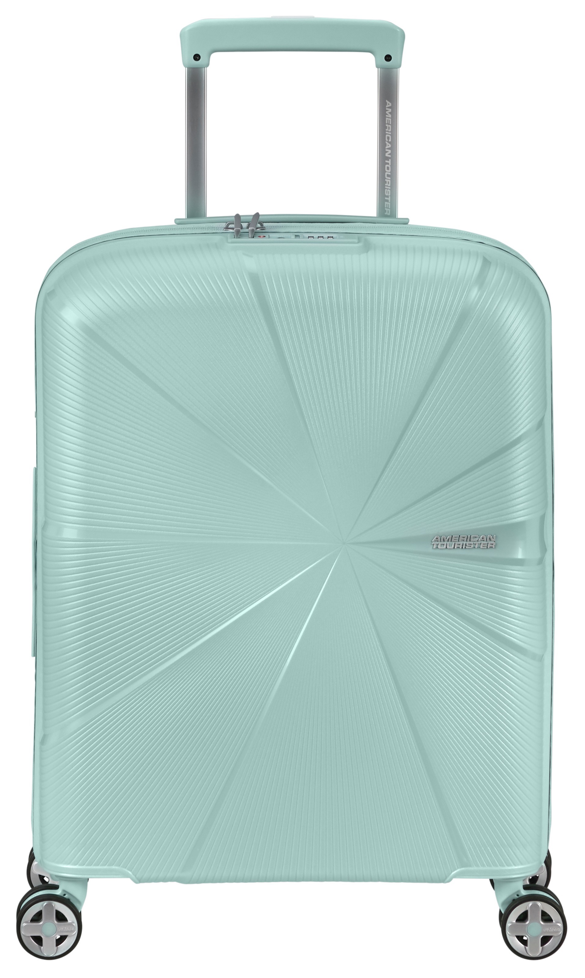 American Tourister "STARVIBE, in verschiedenen Farben und Größen" 37 l 4 Rollen Handgepäck-Koffer Reisegepäck Koffer TSA-Zahlenschloss