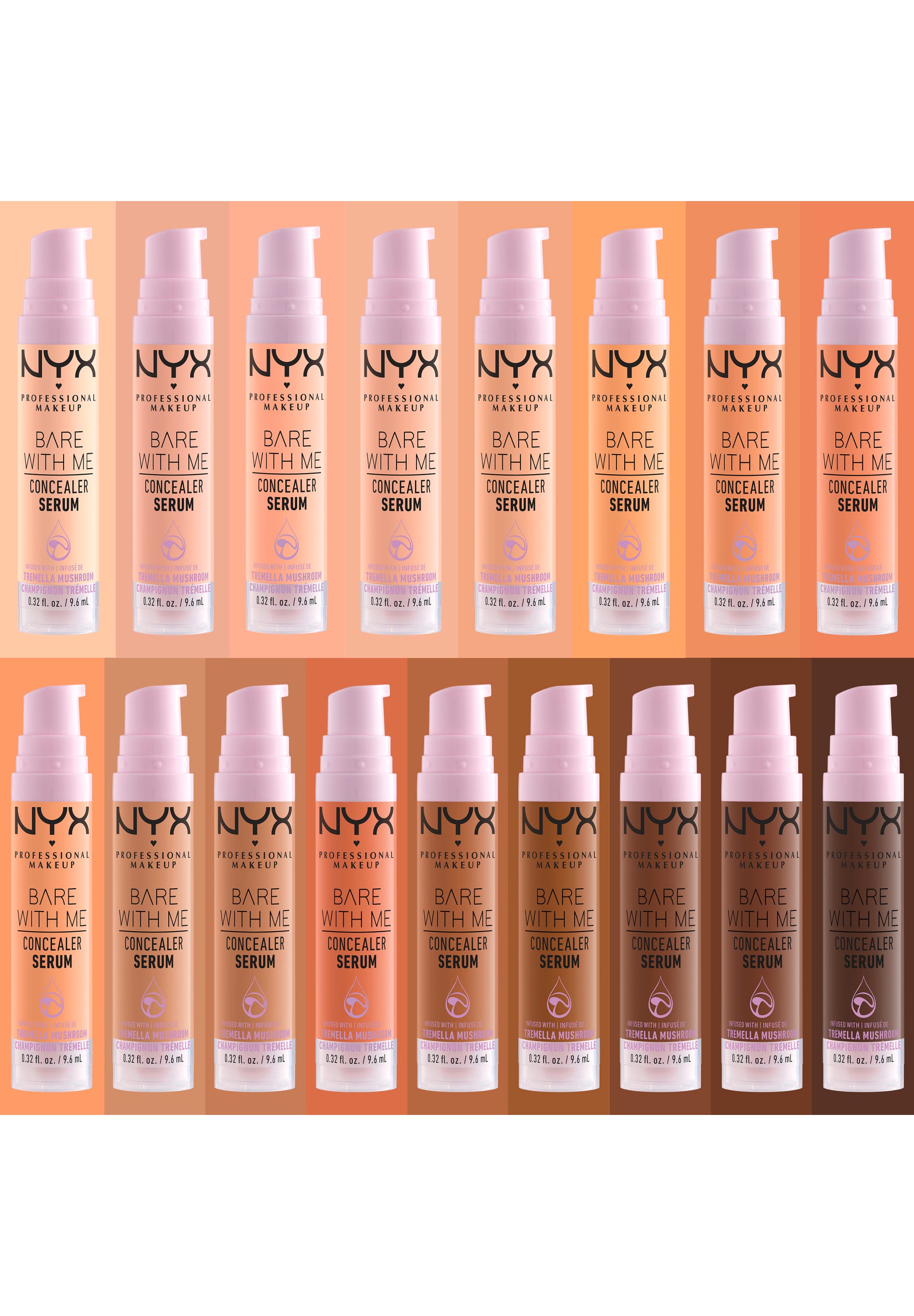 NYX PROFESSIONAL MAKEUP Concealer »BARE WITH ME CONALER SERUM« mittlere Deckkraft, kaschiert, rote oder entzündete Hautstellen