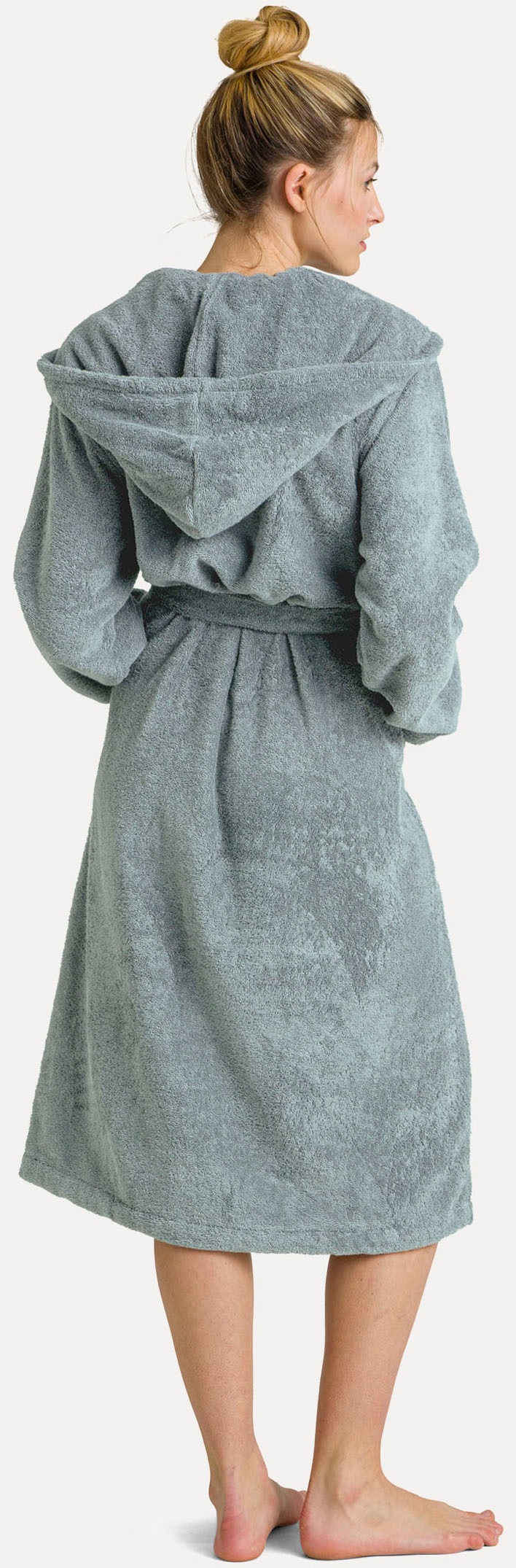 Thumbnail - Möve Unisex-Bademantel "Superwuschel Kapuze, ideal für Sauna & Spa, Hotelbademantel" 1 Stk. in Uni