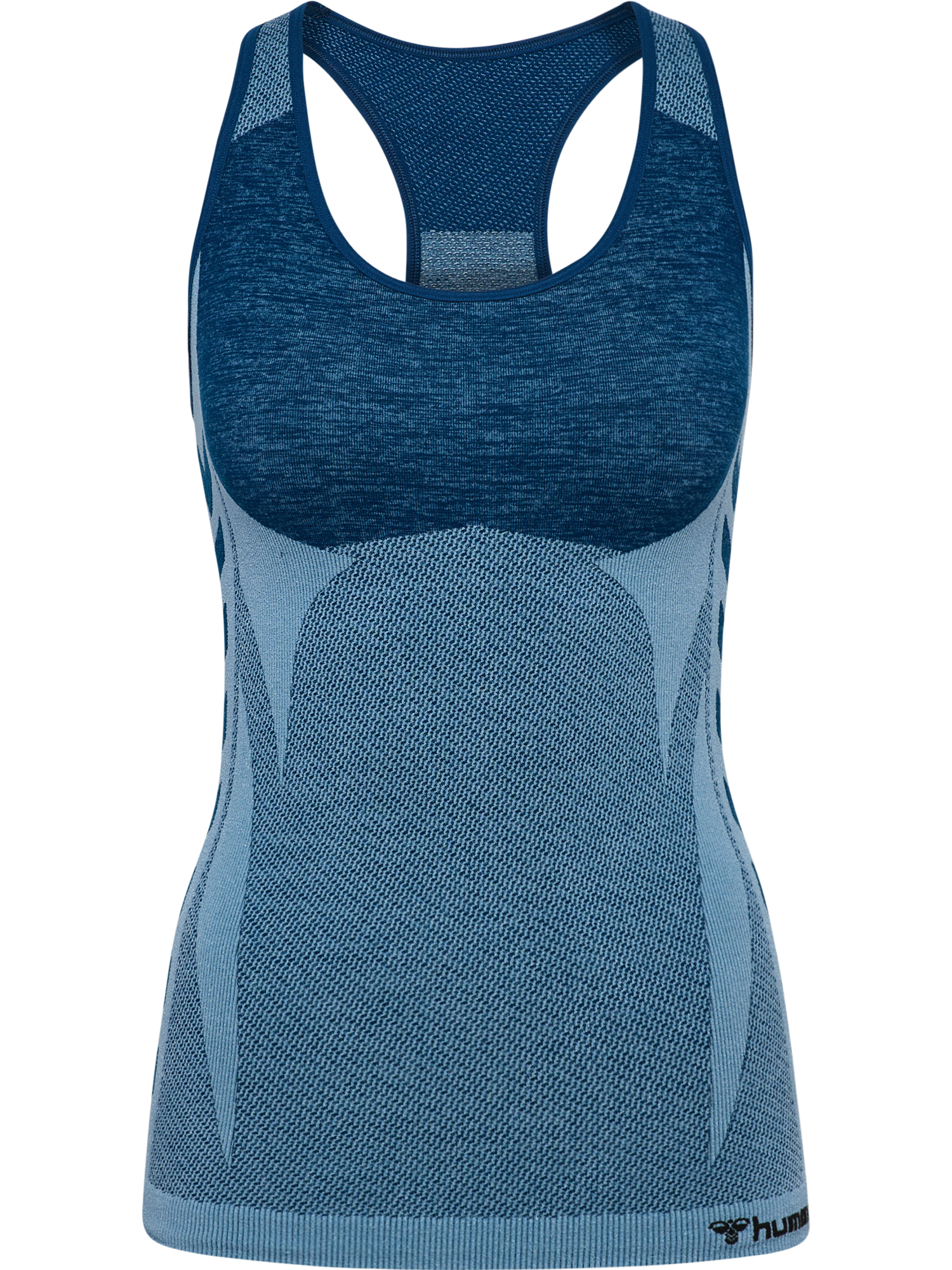 hummel Tanktop "HMLCLEA SEAMLESS TOP" Tanktop-Schnitt, mit gestricktem Mesh auf der Rückseite
