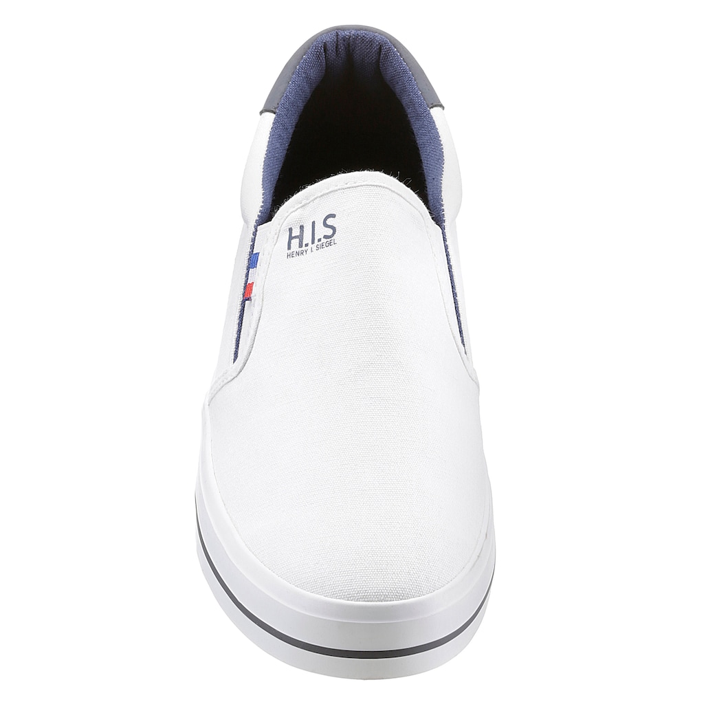 H.I.S Slip-On Sneaker, mit seitlichen Gummizügen