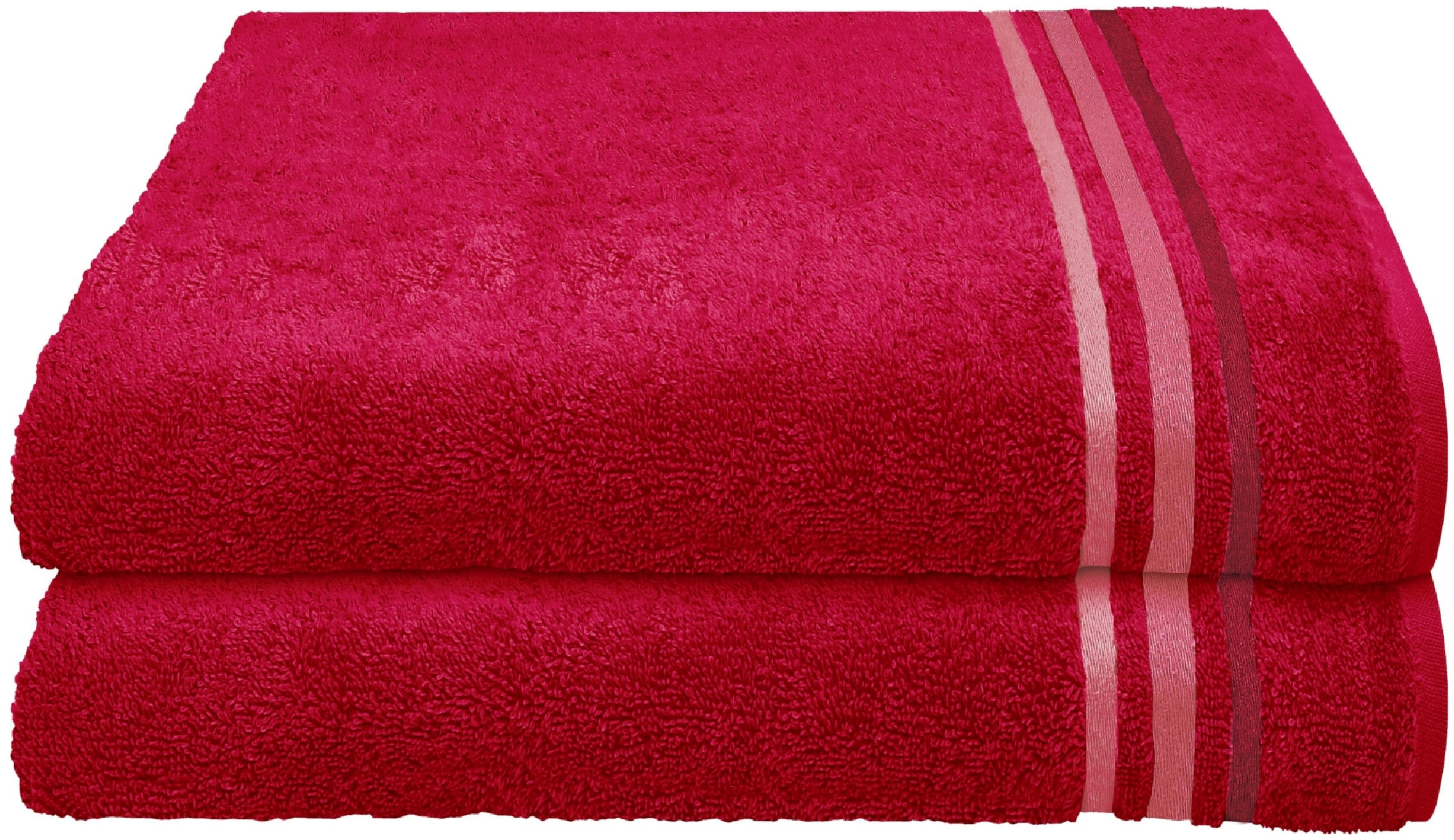 Schiesser Duschtücher "Skyline Color aus 100 % Baumwolle mit eleganter Stre günstig online kaufen