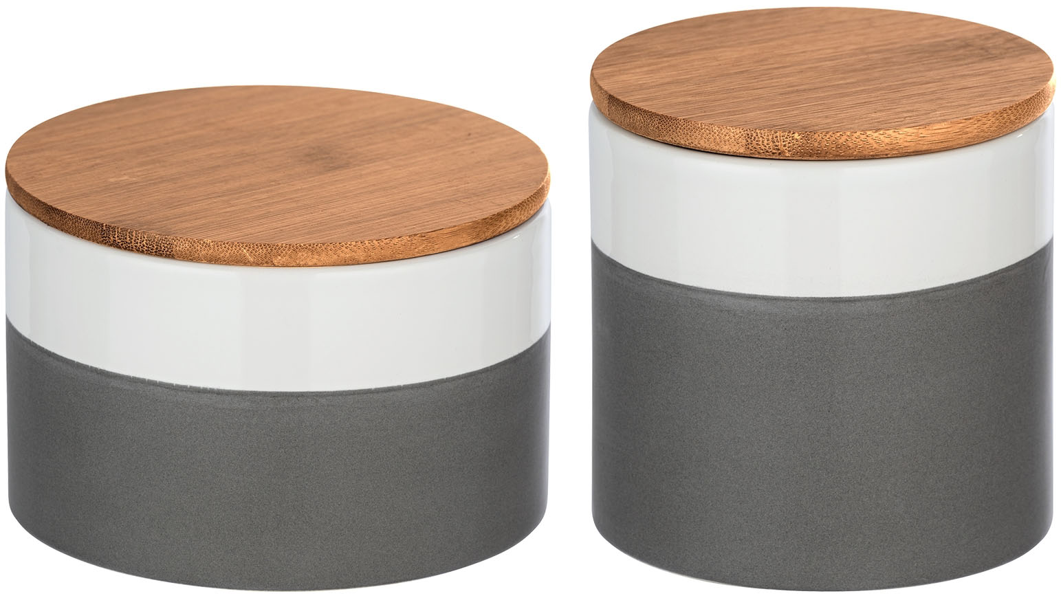 Vorratsdose »Malta«, (Set, 2 tlg.), (0,75l & 0,45l), im trendigen Farbblockdesign