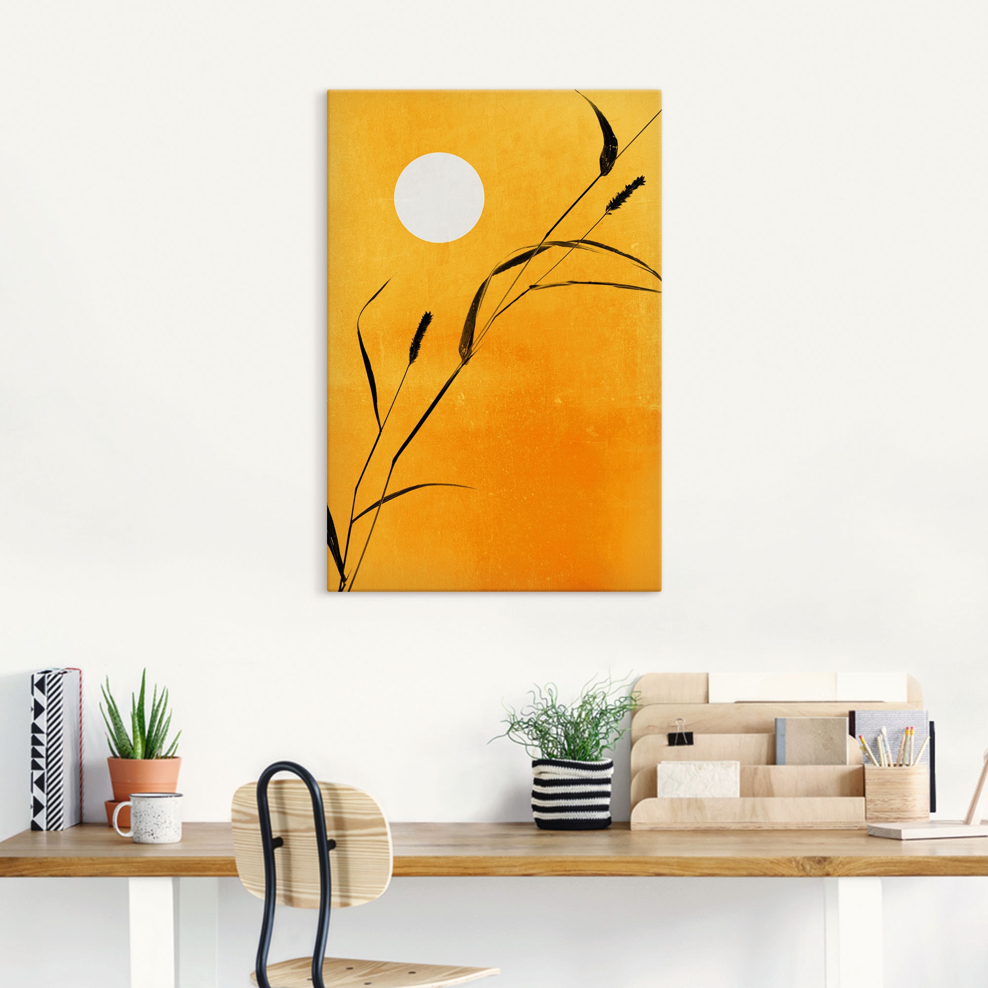 Artland Leinwandbild »Sonniger Tag«, Pflanzenbilder, (1 St.), auf Keilrahmen gespannt