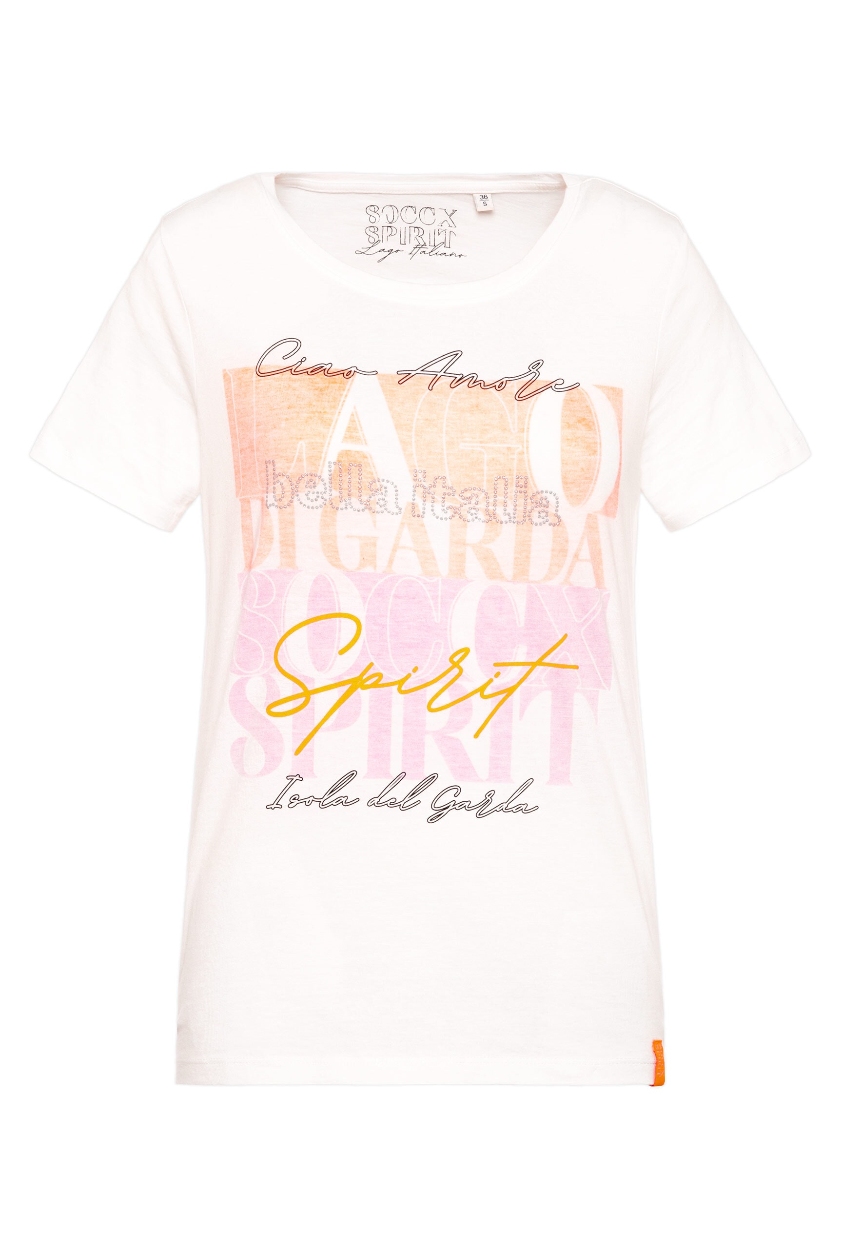 SOCCX Rundhalsshirt, aus Baumwolle