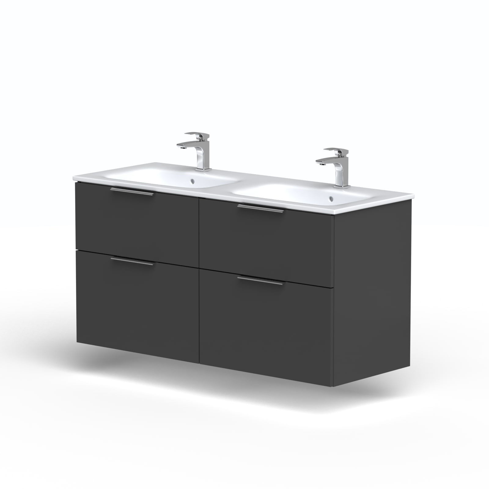 mit Soft-Close-Funktion, Vollauszüge, inkl. Becken, Breite 121 cm