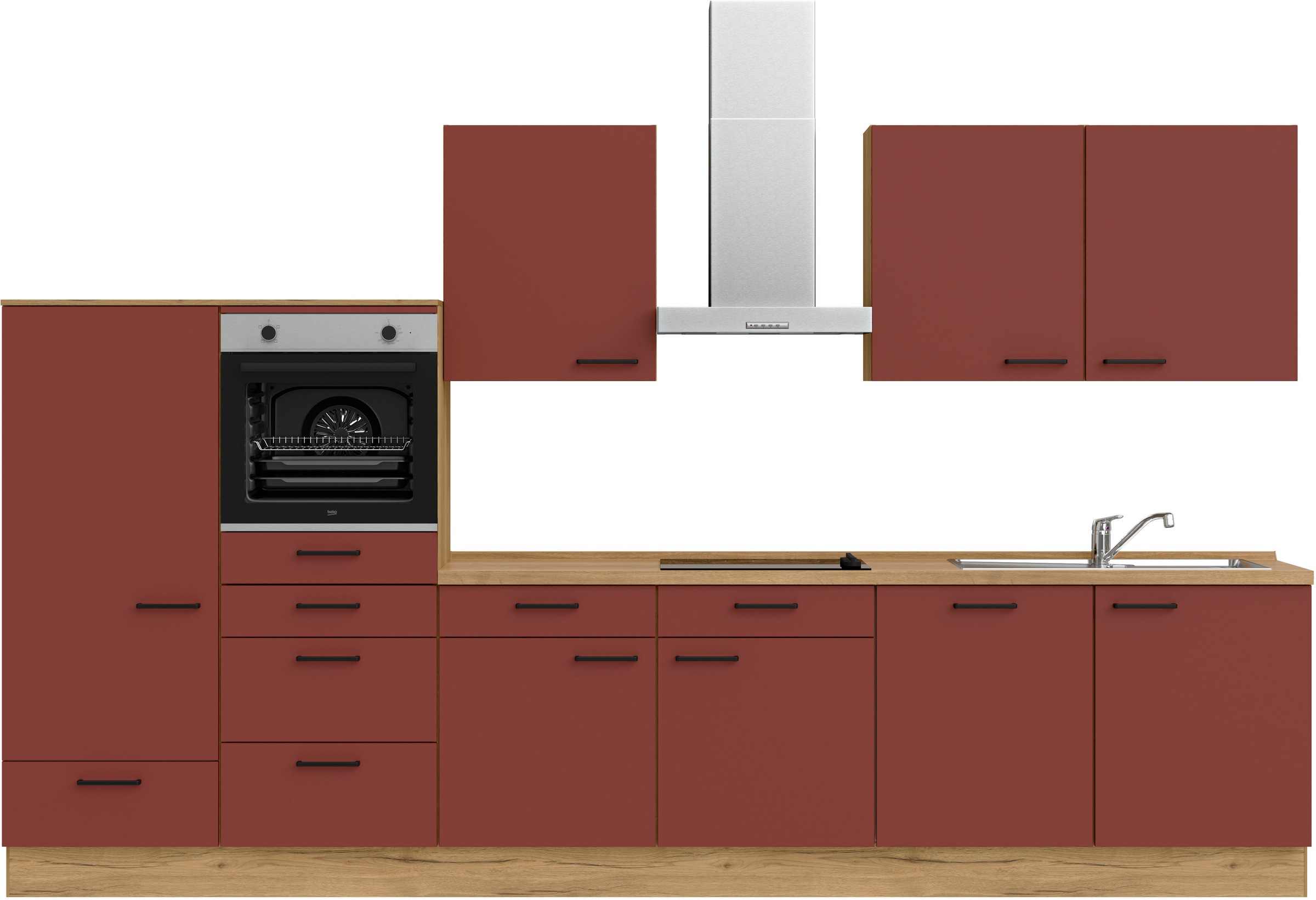 nobilia Küchenzeile ""Easytouch I"" vormontiert, Ausrichtung wählbar, Breit günstig online kaufen