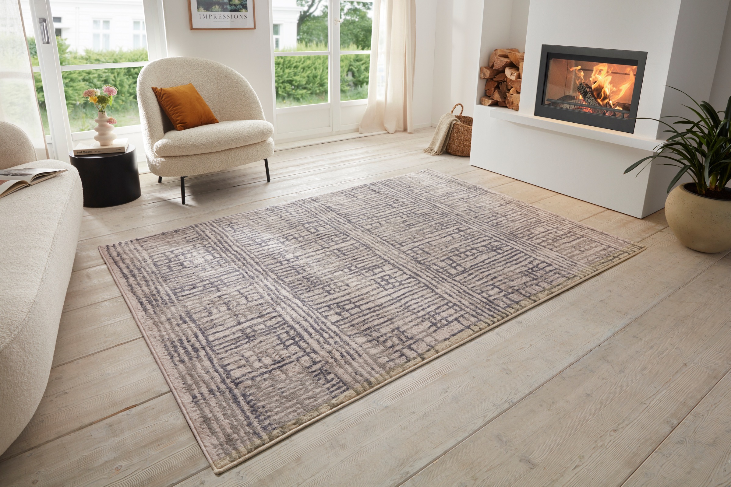 HANSE Home Teppich »Sole«, rechteckig, 8 mm Höhe, Kurzflor, Läufer, Vintage, Wohnzimmer, Schlafzimmer, Esszimmer, Flur