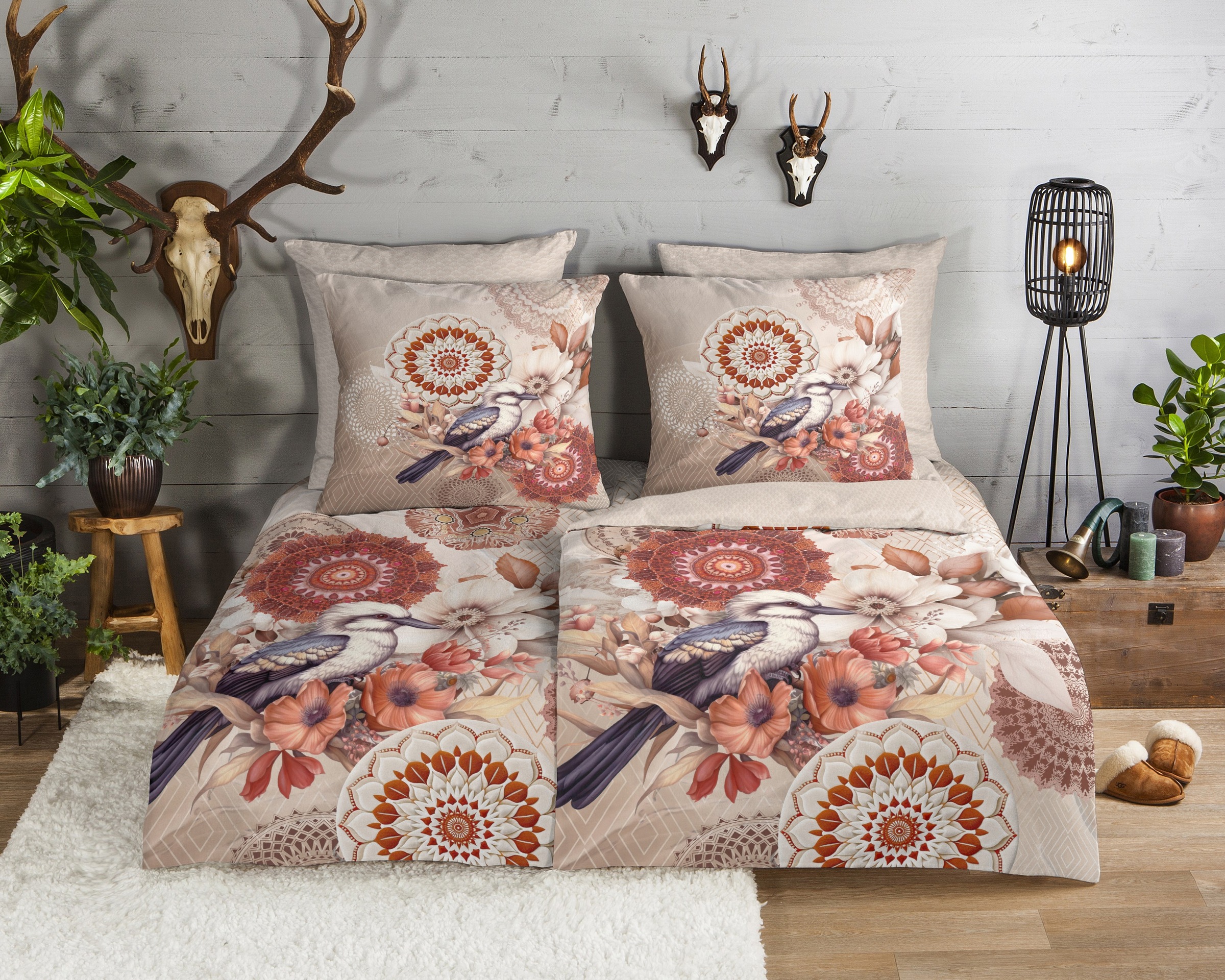 hip Wendebettwäsche "Luigio" 3 Stk. Flanell, Biber, Winter, Warm, Reißversc günstig online kaufen