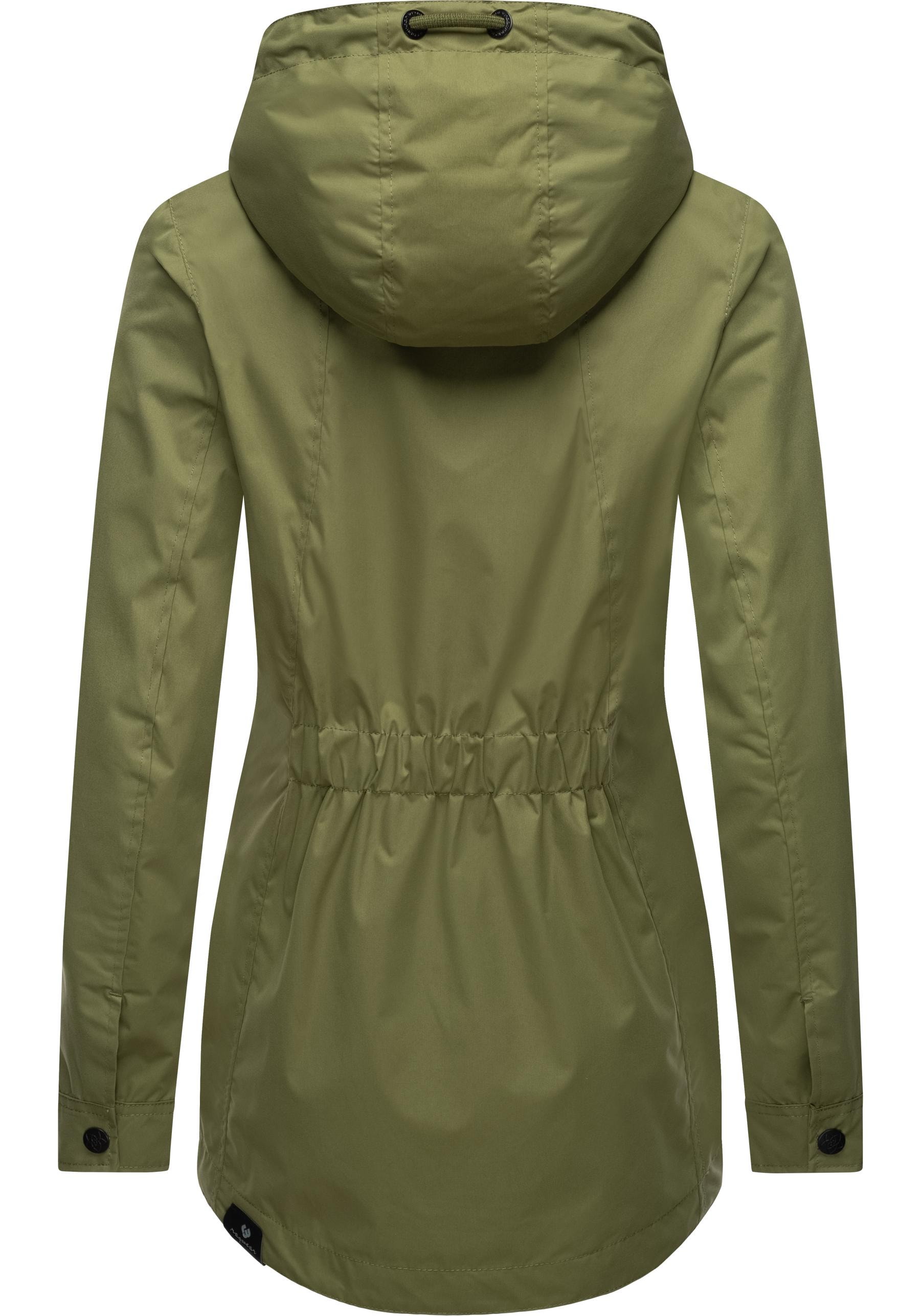 Ragwear Outdoorjacke »Zuzka«, mit Kapuze, stylische Übergangsjacke mit großer Kapuze