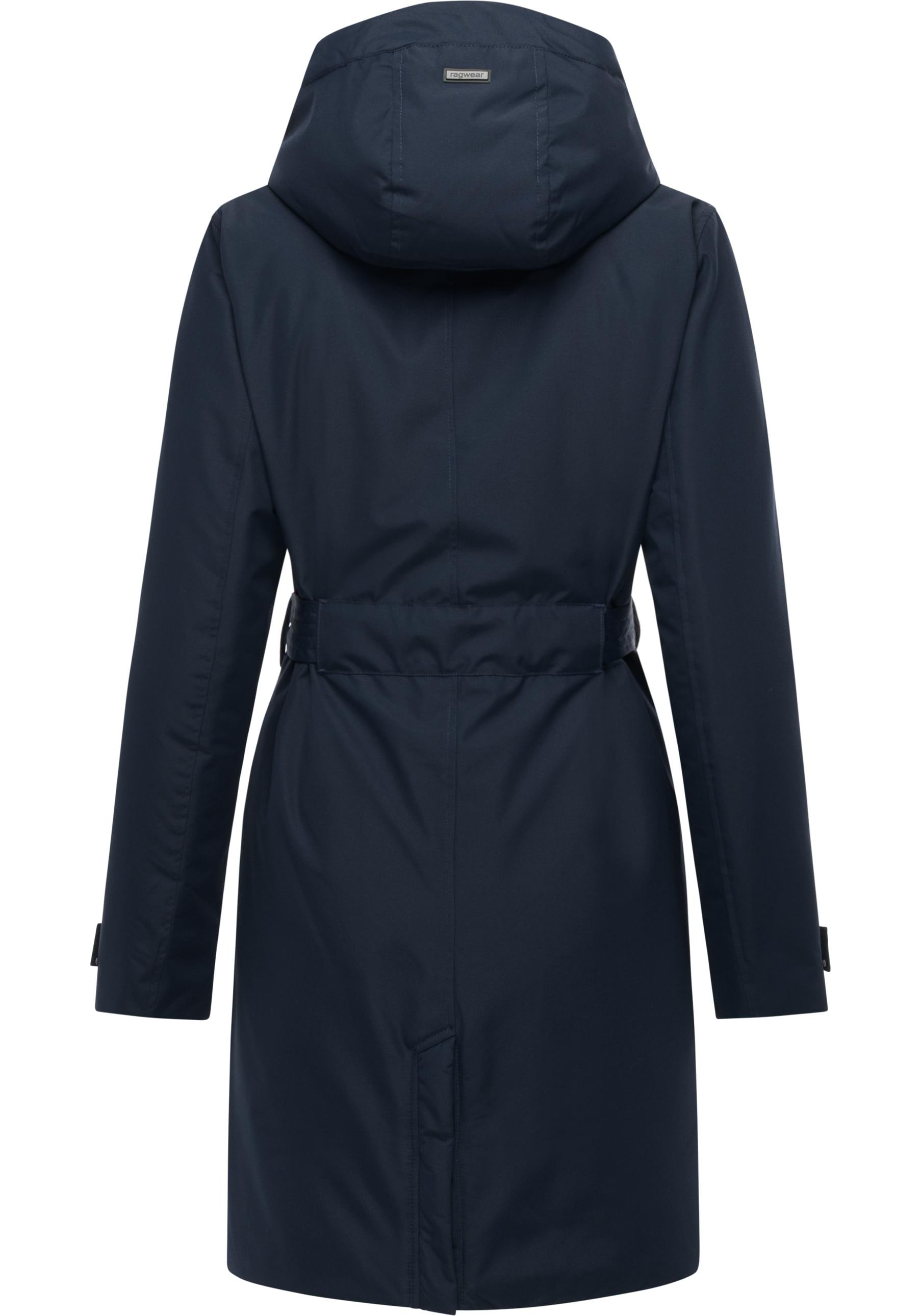 Ragwear Langmantel »Horatia Warm YOUMODO« Wasserdichter Wintermantel mit Bindegürtel